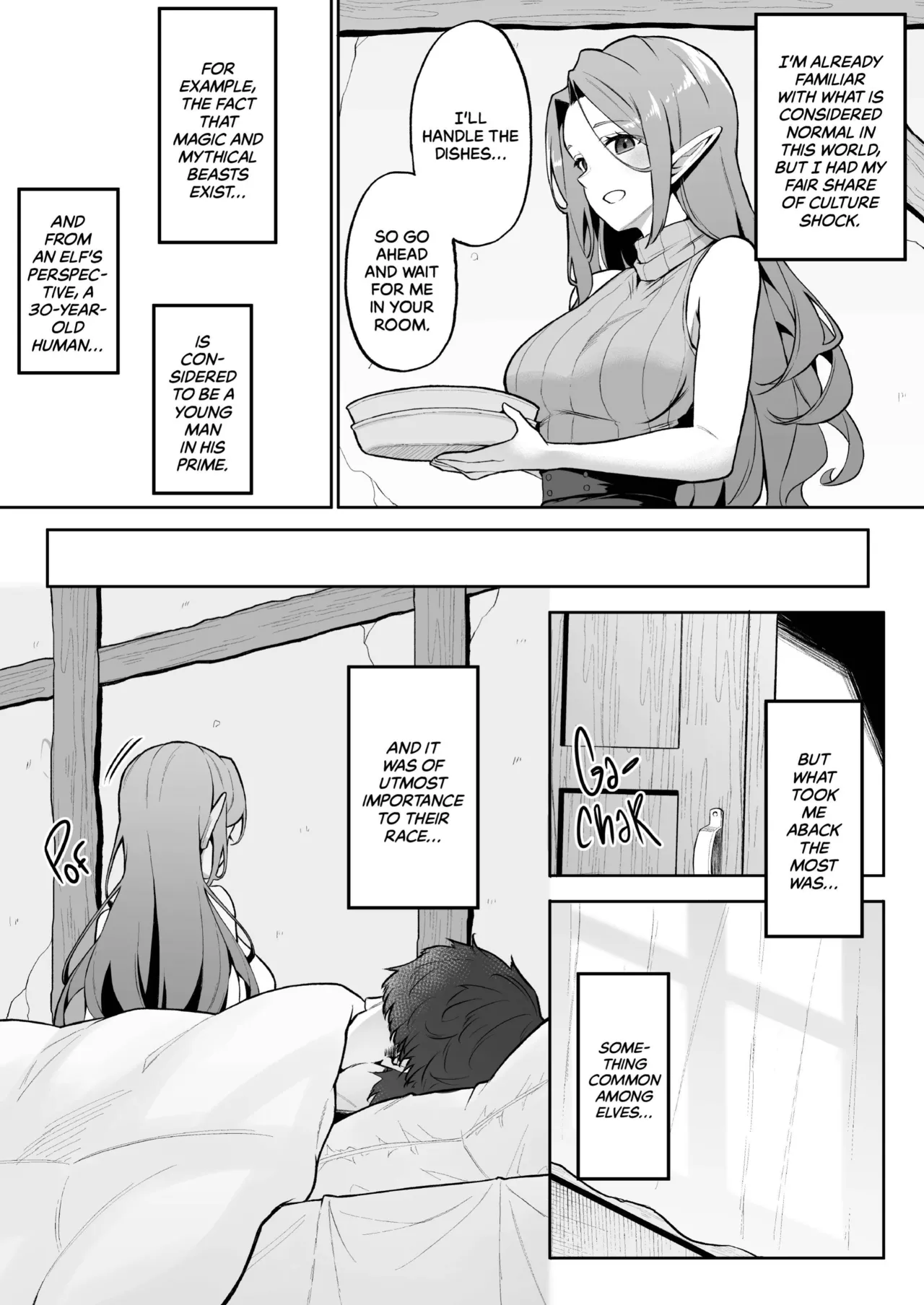 Tensei Shitara Kahogo na Elf-san ni Hirowareta Ken Chapter 1 - page 6