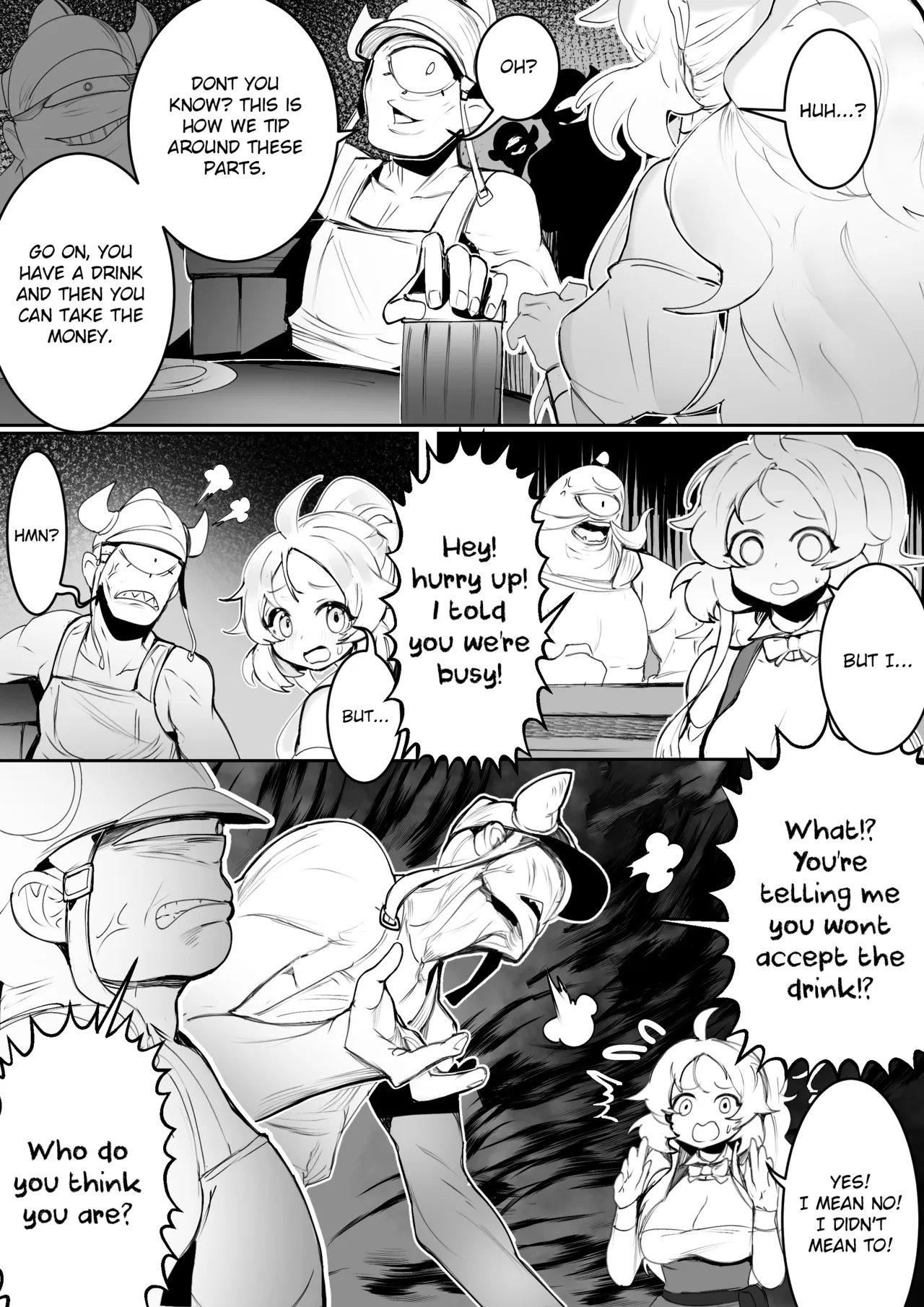 NO WORK NO FOOD Chapter 1 - page 9