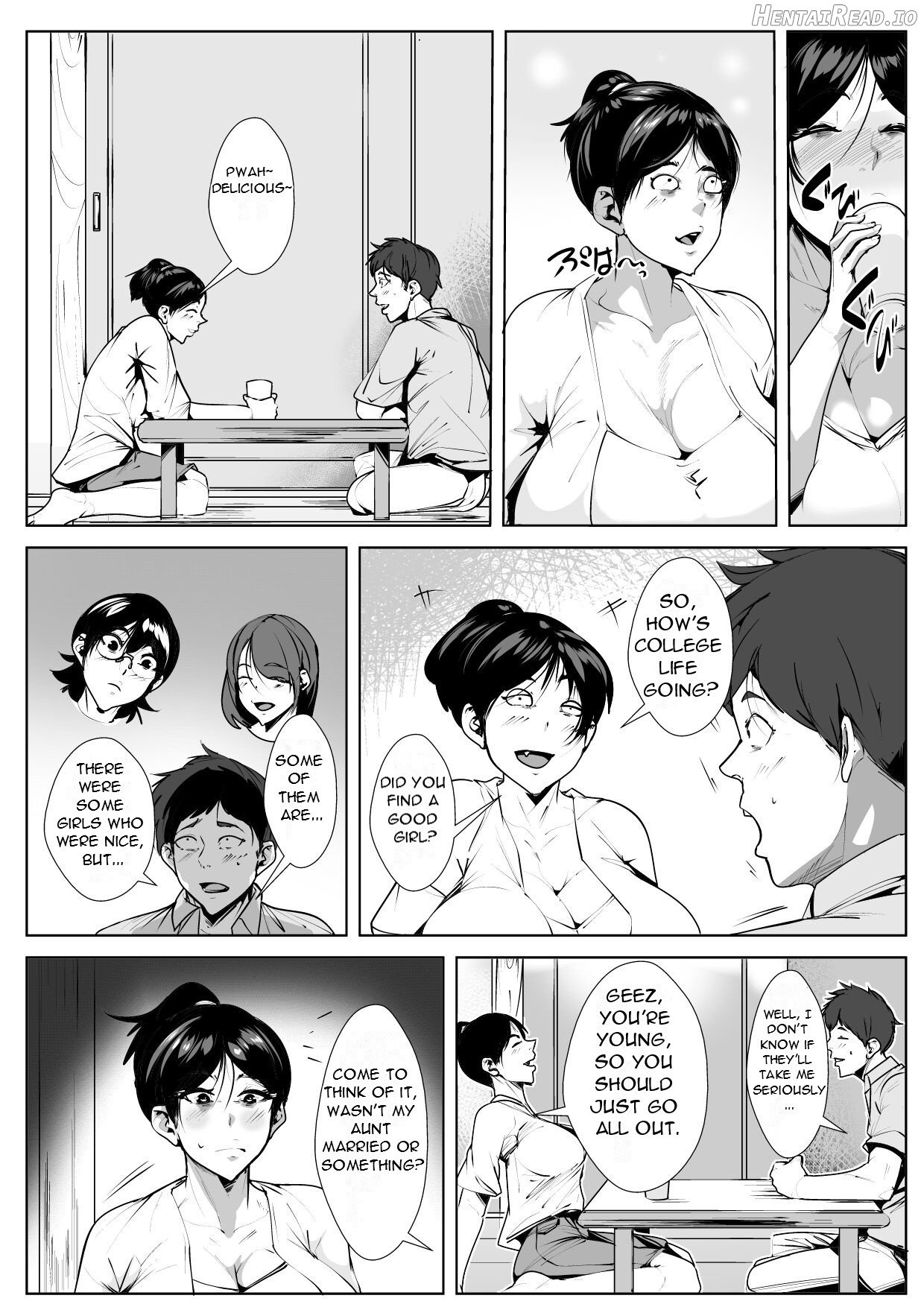 Ecchi na Obasan no Ie ni Itoko ga Geshukushi ni Kitara - When a Nephew Comes to Stay at His Naughty Aunt's House... Chapter 1 - page 6