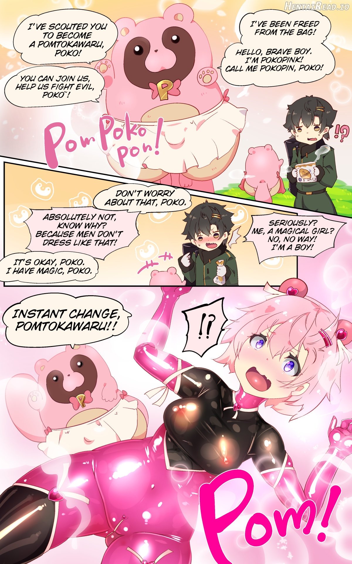 A Magical Girl's Awakening - Pom! to Kawa-Ru Chapter 1 - page 6