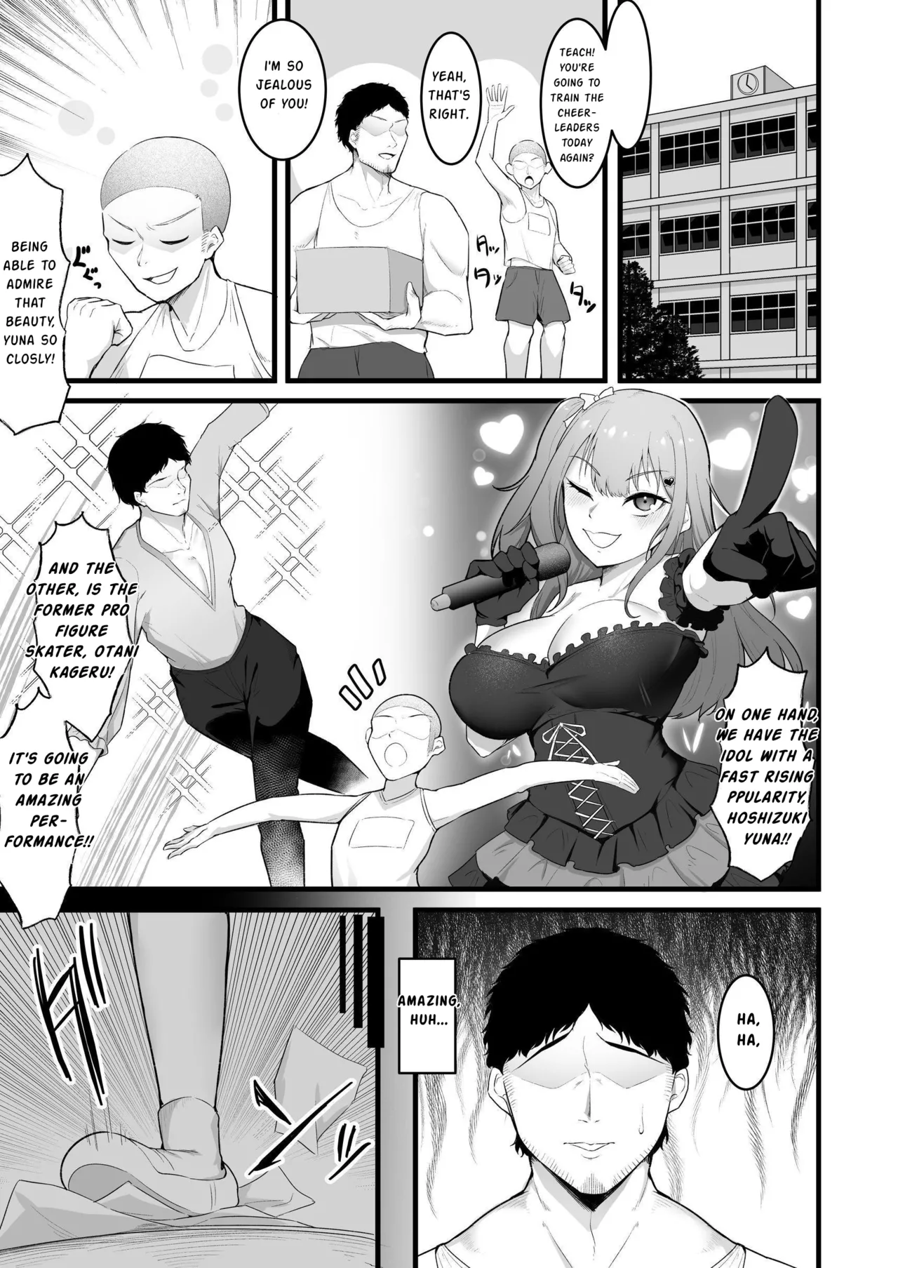 Cheergirl-bu Idol Saiin Choukyou - She can dance the best of all the cheerleaders. Chapter 1 - page 3