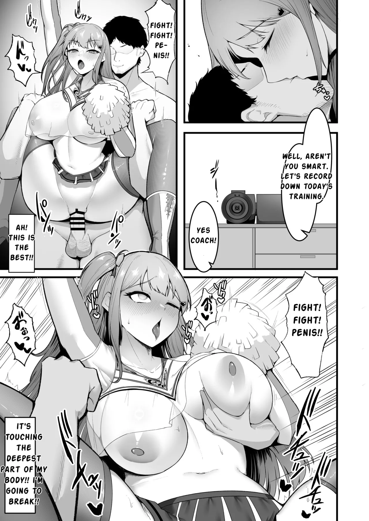 Cheergirl-bu Idol Saiin Choukyou - She can dance the best of all the cheerleaders. Chapter 1 - page 33