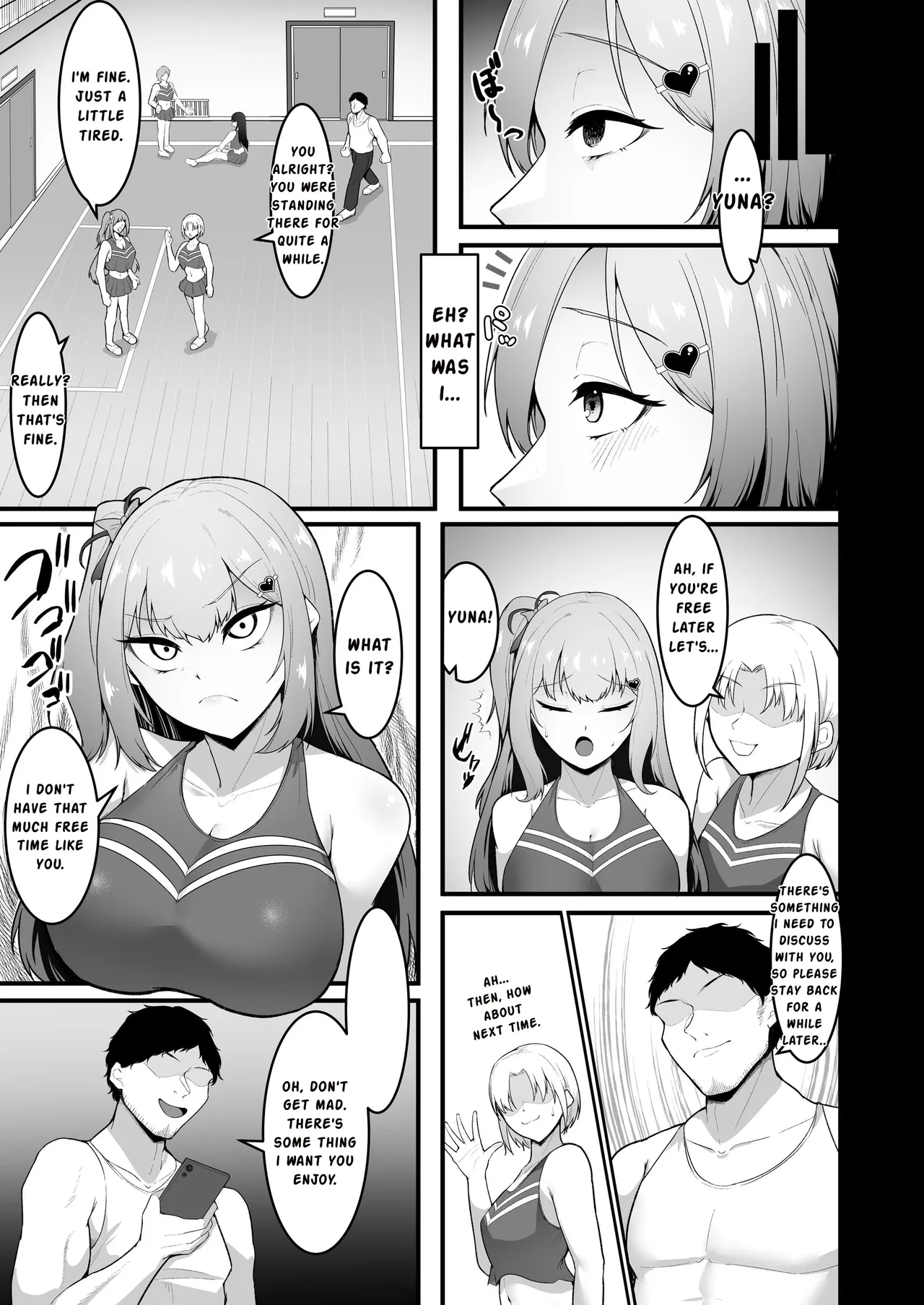 Cheergirl-bu Idol Saiin Choukyou - She can dance the best of all the cheerleaders. Chapter 1 - page 9