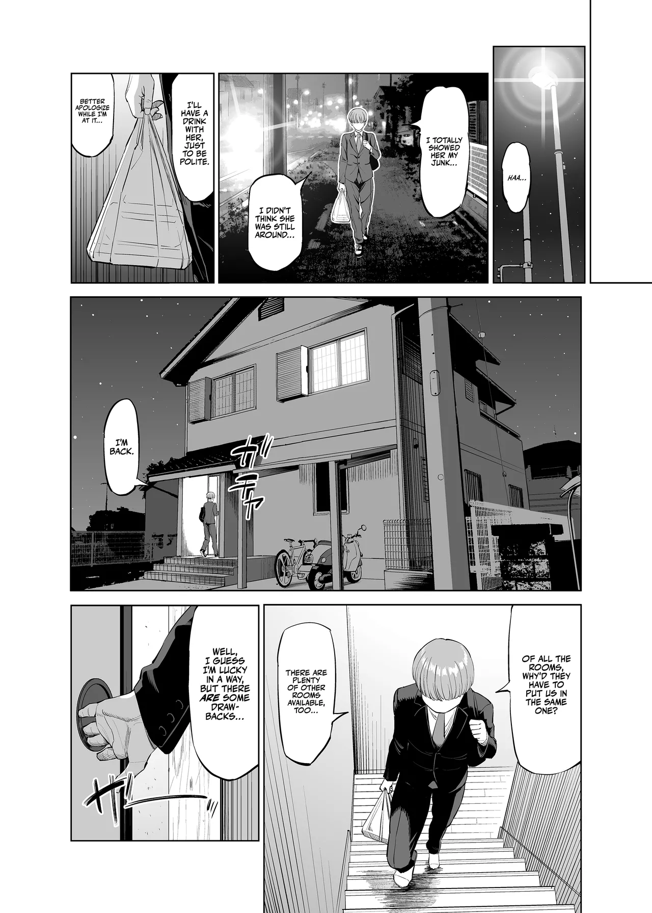 Yokkyuu Fuman na Share House no Juunin Otagai Seiyoku Tsuyoi node Souiu Kankei ni Nacchaimashou ka Chapter 1 - page 10