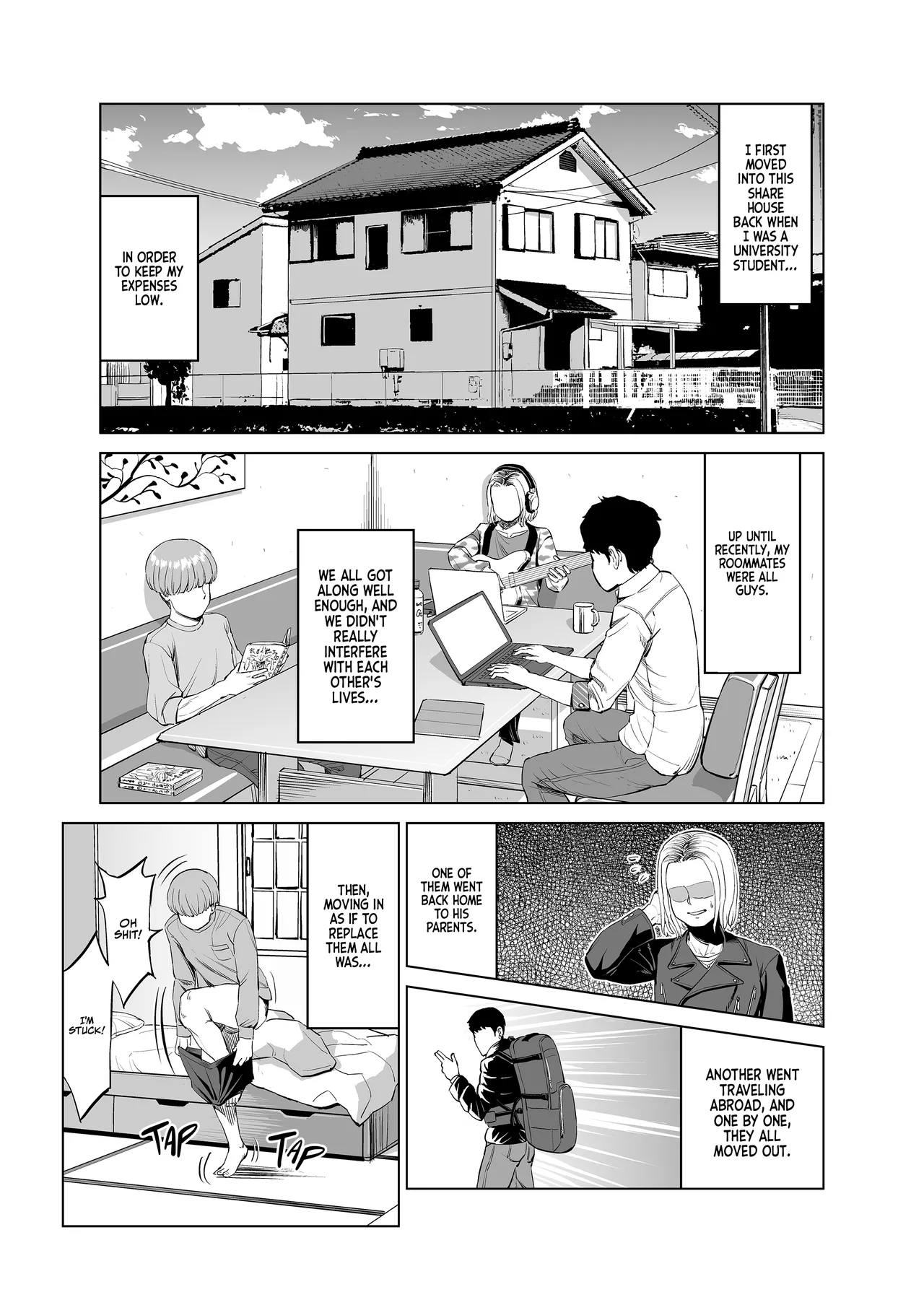 Yokkyuu Fuman na Share House no Juunin Otagai Seiyoku Tsuyoi node Souiu Kankei ni Nacchaimashou ka Chapter 1 - page 7