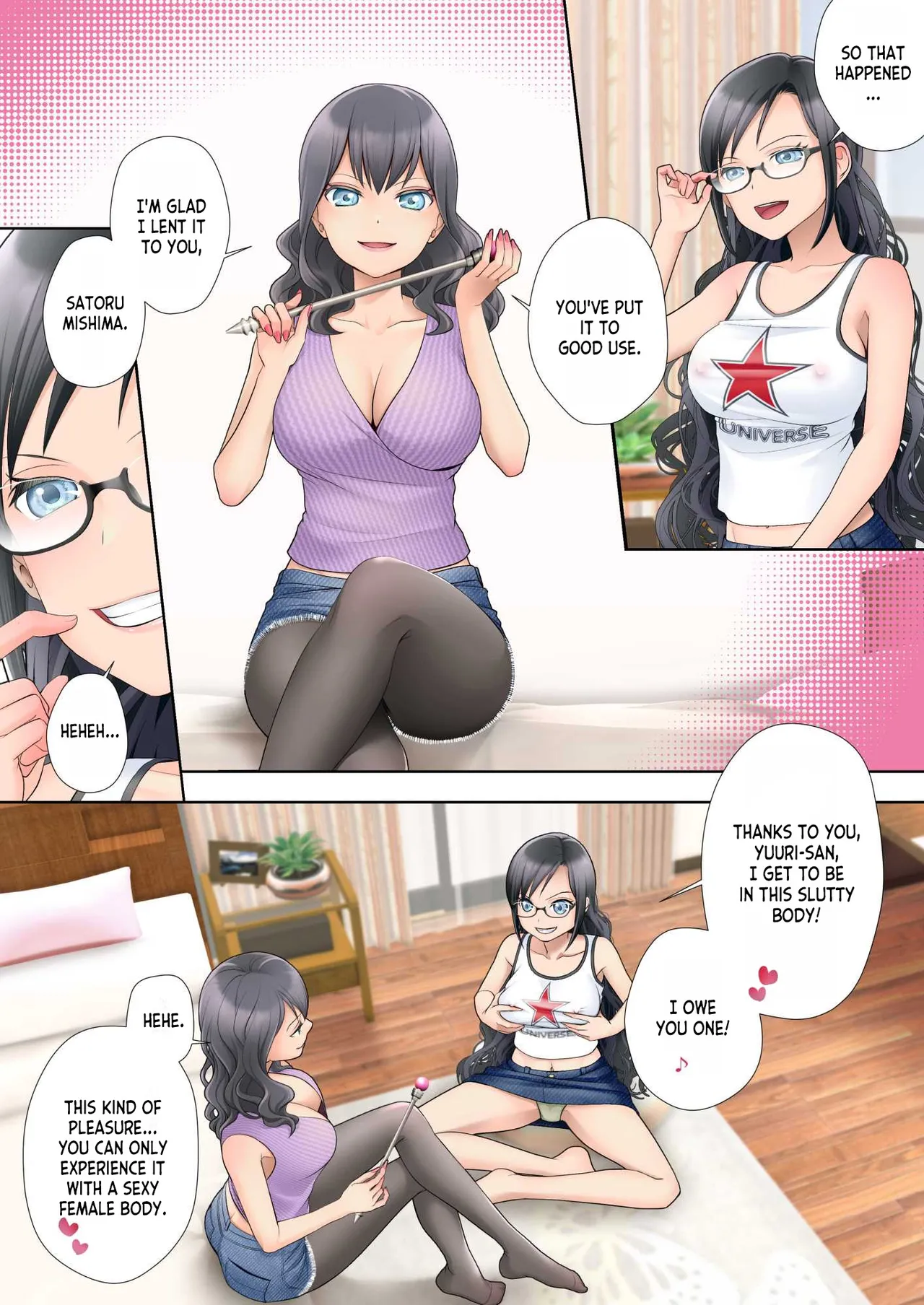 Watashi swap Ore ~Kinjo no Sukebe na Itazurakko to Karada o Irekaerareta Watashi~ Chapter 1 - page 55