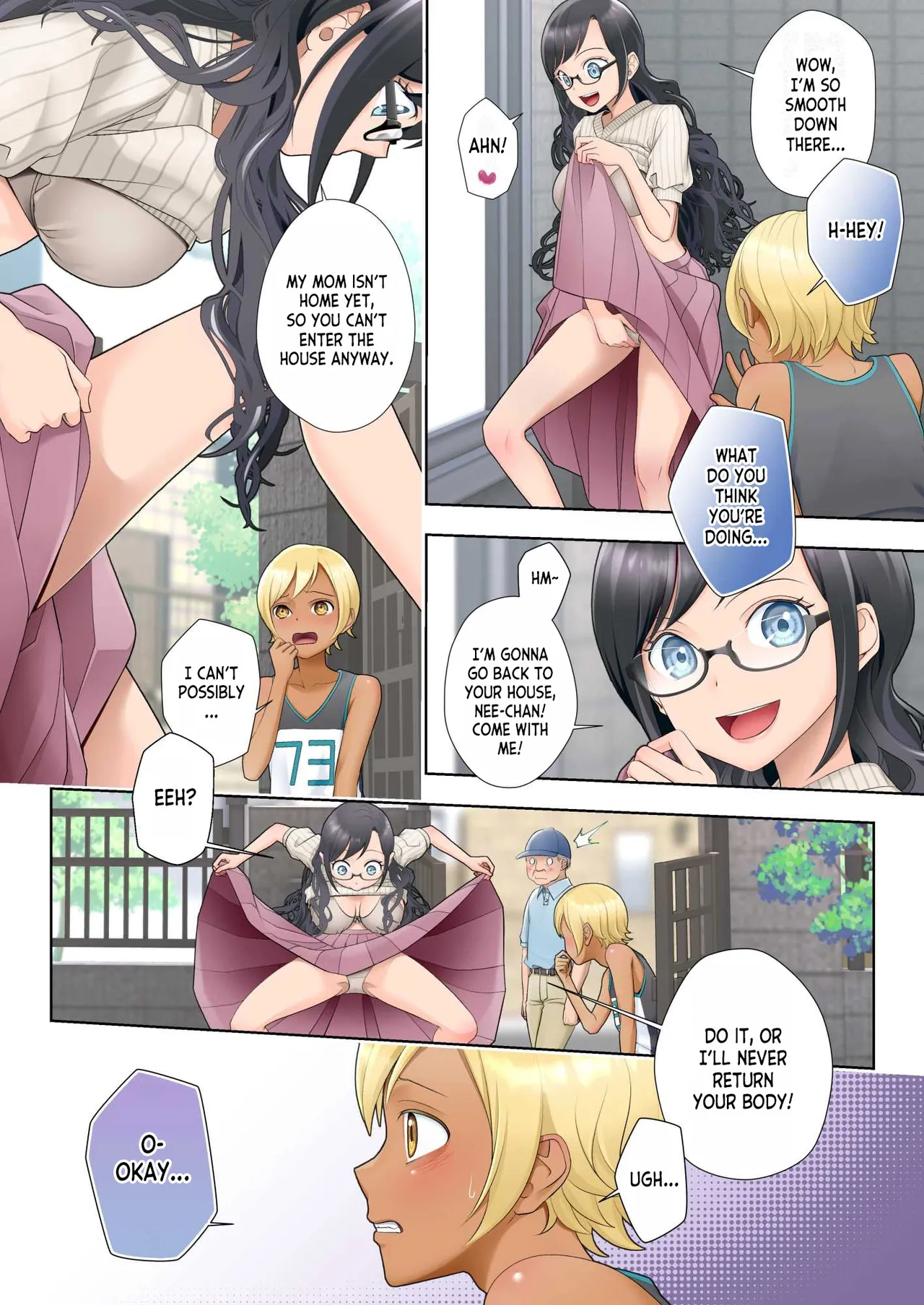 Watashi swap Ore ~Kinjo no Sukebe na Itazurakko to Karada o Irekaerareta Watashi~ Chapter 1 - page 7