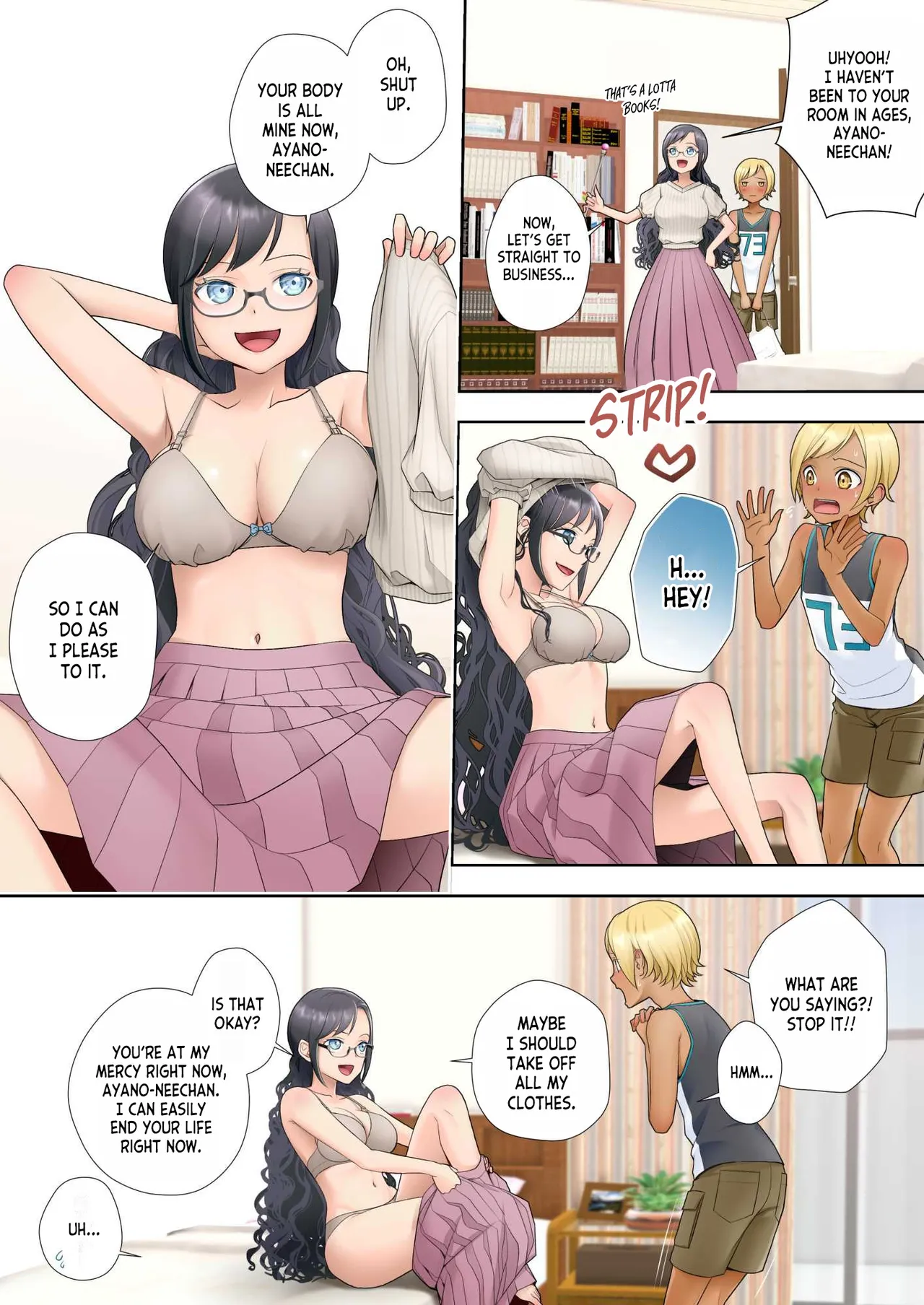 Watashi swap Ore ~Kinjo no Sukebe na Itazurakko to Karada o Irekaerareta Watashi~ Chapter 1 - page 8