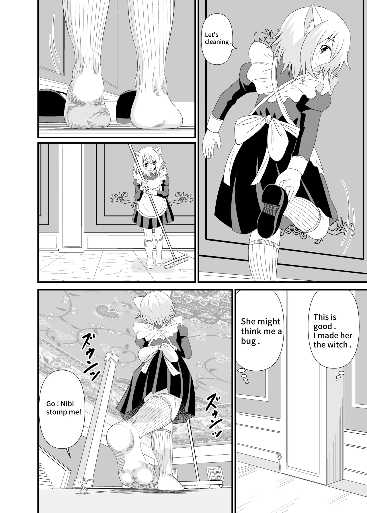 Stepped on by Catgirl Maid Chapter 1 - page 9