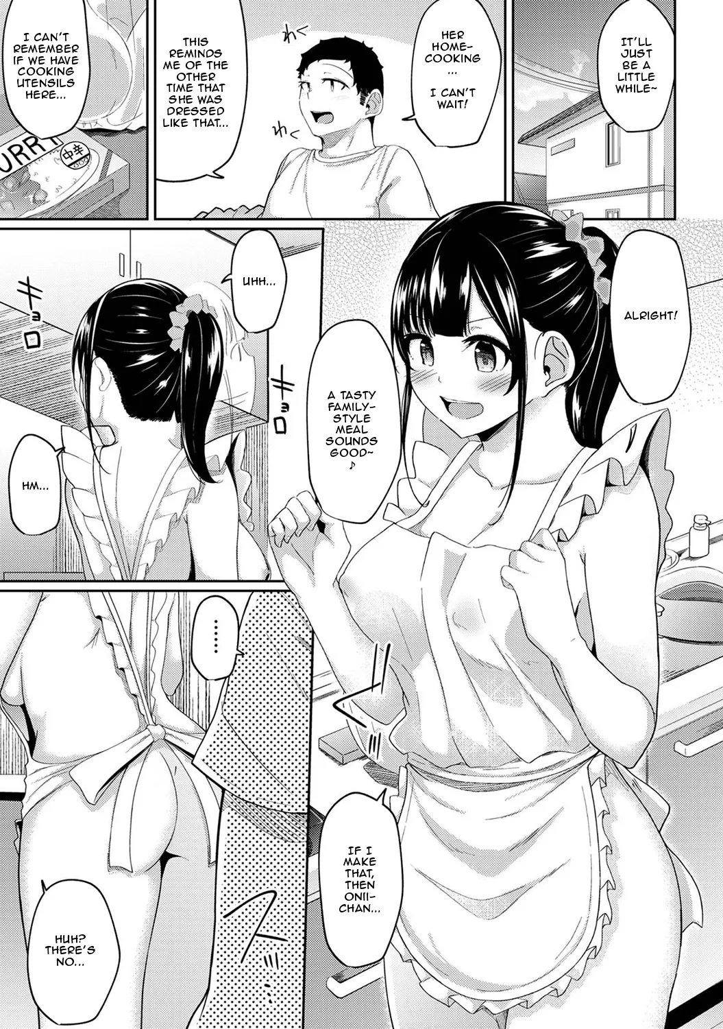 Asa Okitara Imouto ga Hadaka Apron Sugata datta node Hamete Mita Chapter 1 - page 170