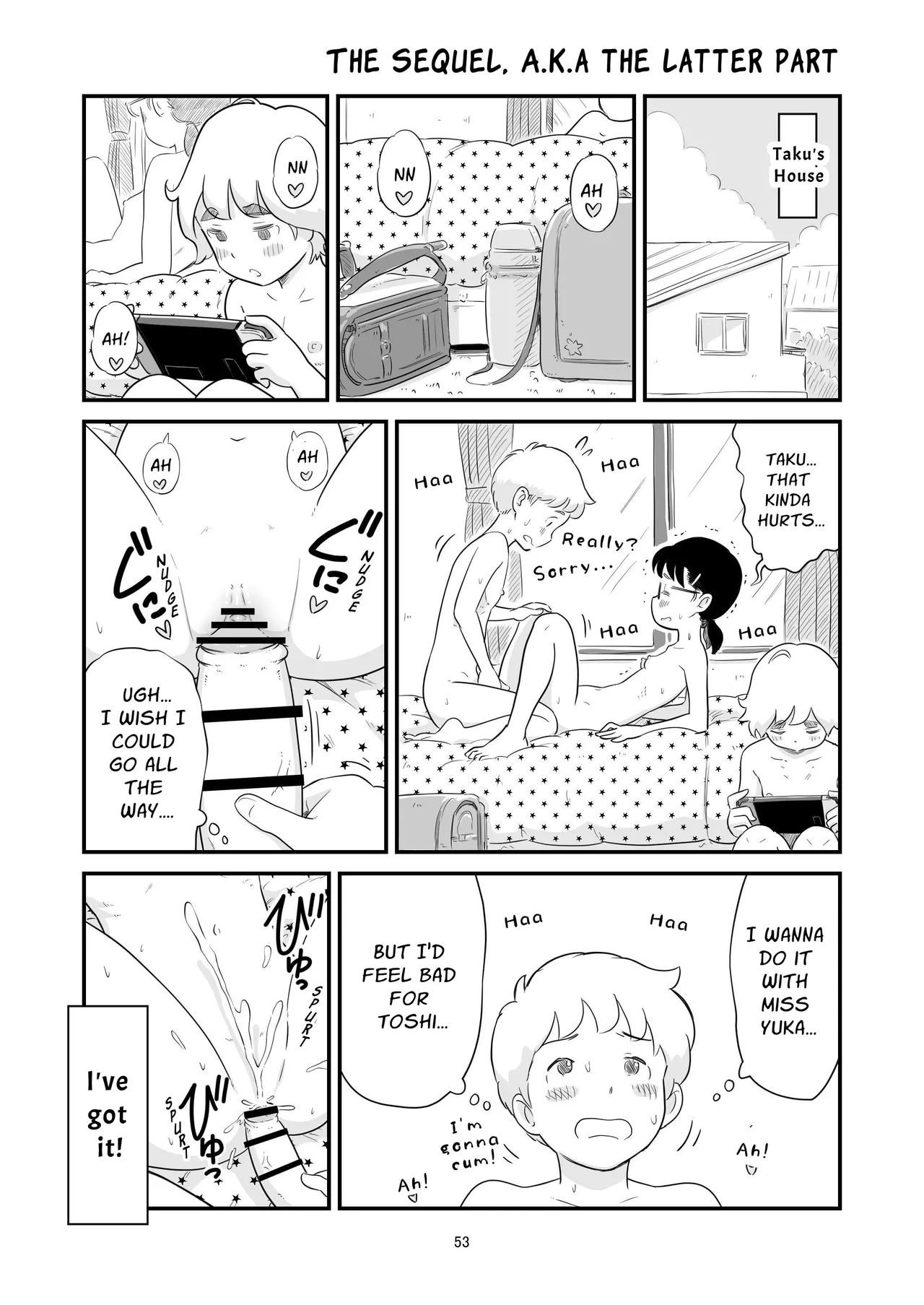 Boku no taisetsuna kanojo ga itoko no kyokon shota ni netora re chau!? Chapter 1 - page 53