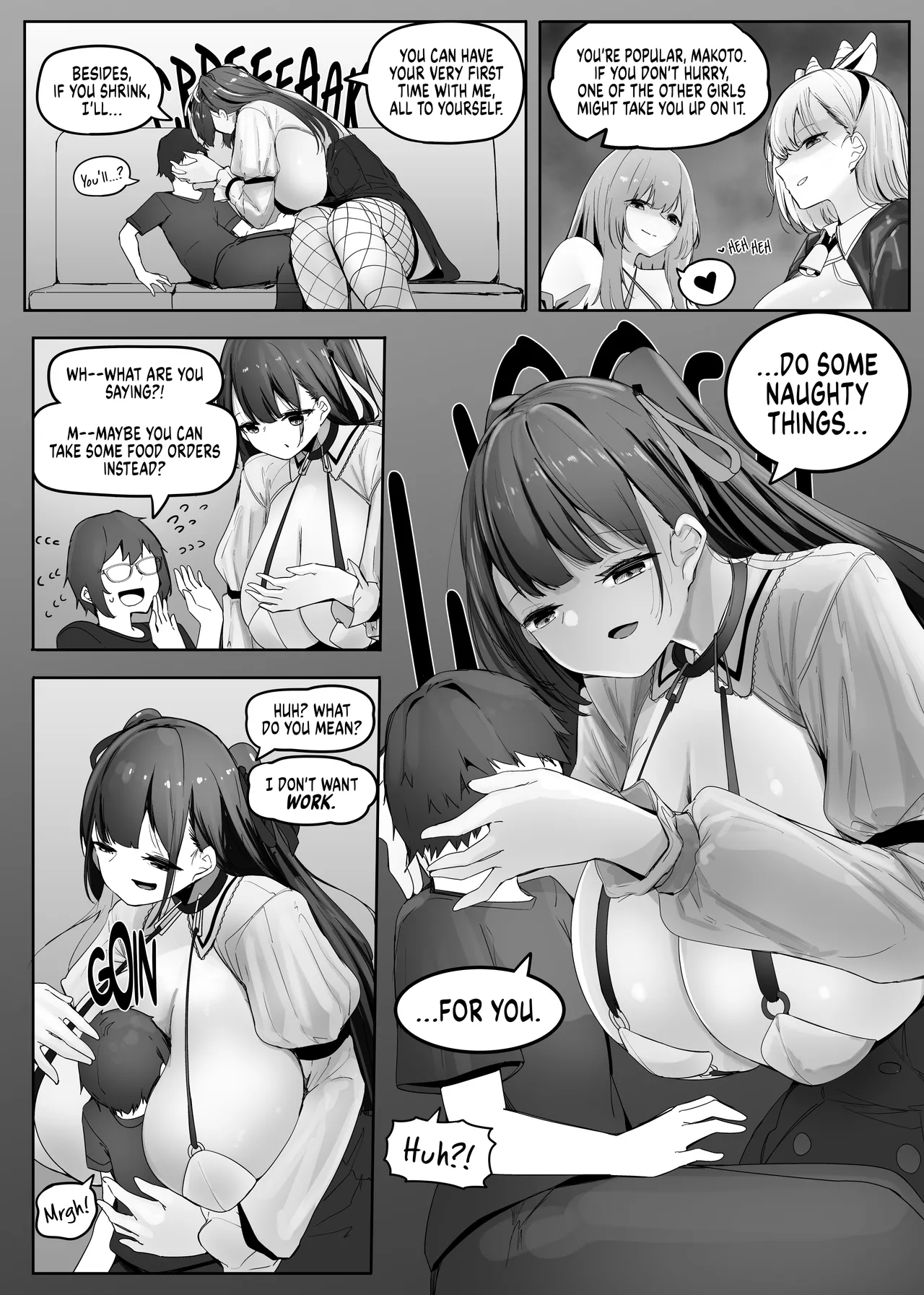 All the girls in the store are big and yandere ongoing Chapter 1 - page 5