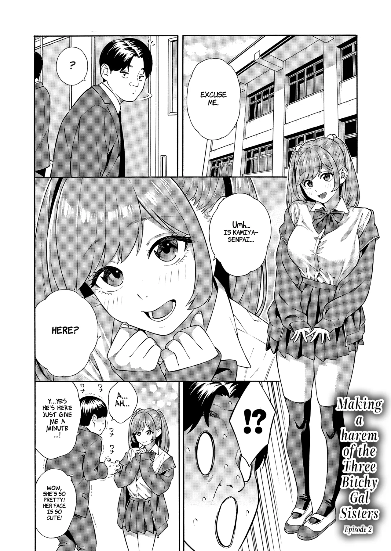 Making a Harem of the Three Bitchy Gal Sisters - Episode 1 Chapter 2 - page 4