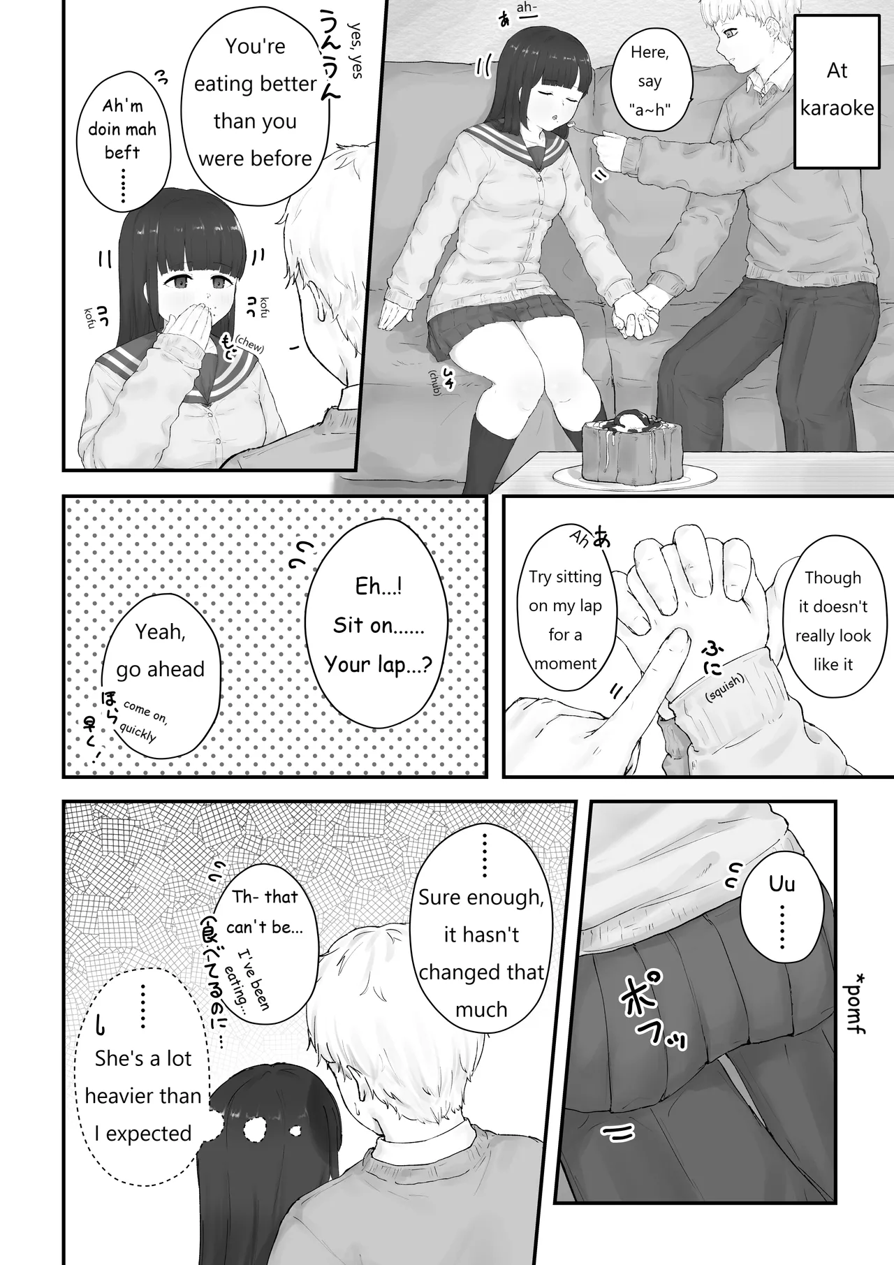 Aoba's Weight Gain Chapter 1 - page 6