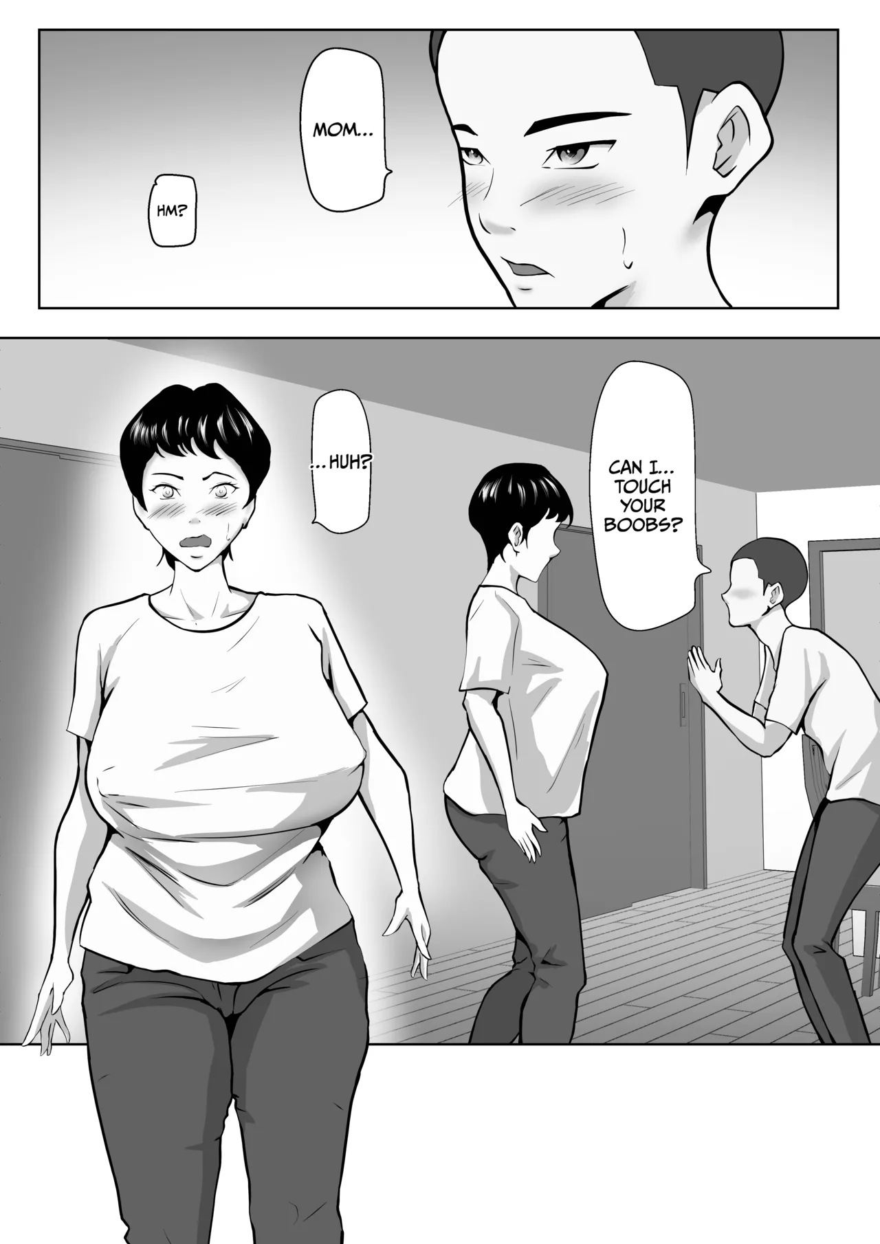 Otokomasari no Kaa-chan ga Musuko to no Sex de Onna ni Natta Hanashi Chapter 1 - page 3