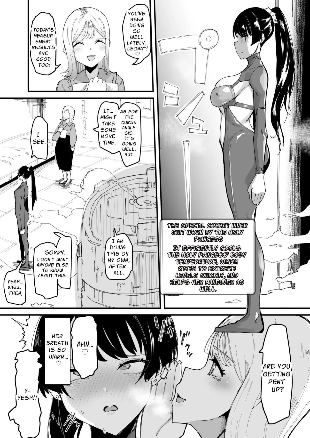 Futanari Sei Hime Shasei o Wasureta Futanari Heroine wa Buzama ni Hekoheko o Nedari de Kakko Warui Omorashi "Sasete Morau" Chapter 1 - page 15