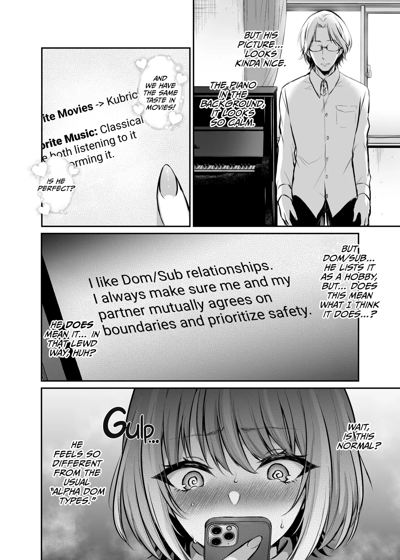 Hajimete no DomiSub ~Match App de Mitsuketa Goshujin-sama ni Jinsei Bukkowashite Moraimasu~ Chapter 1 - page 5