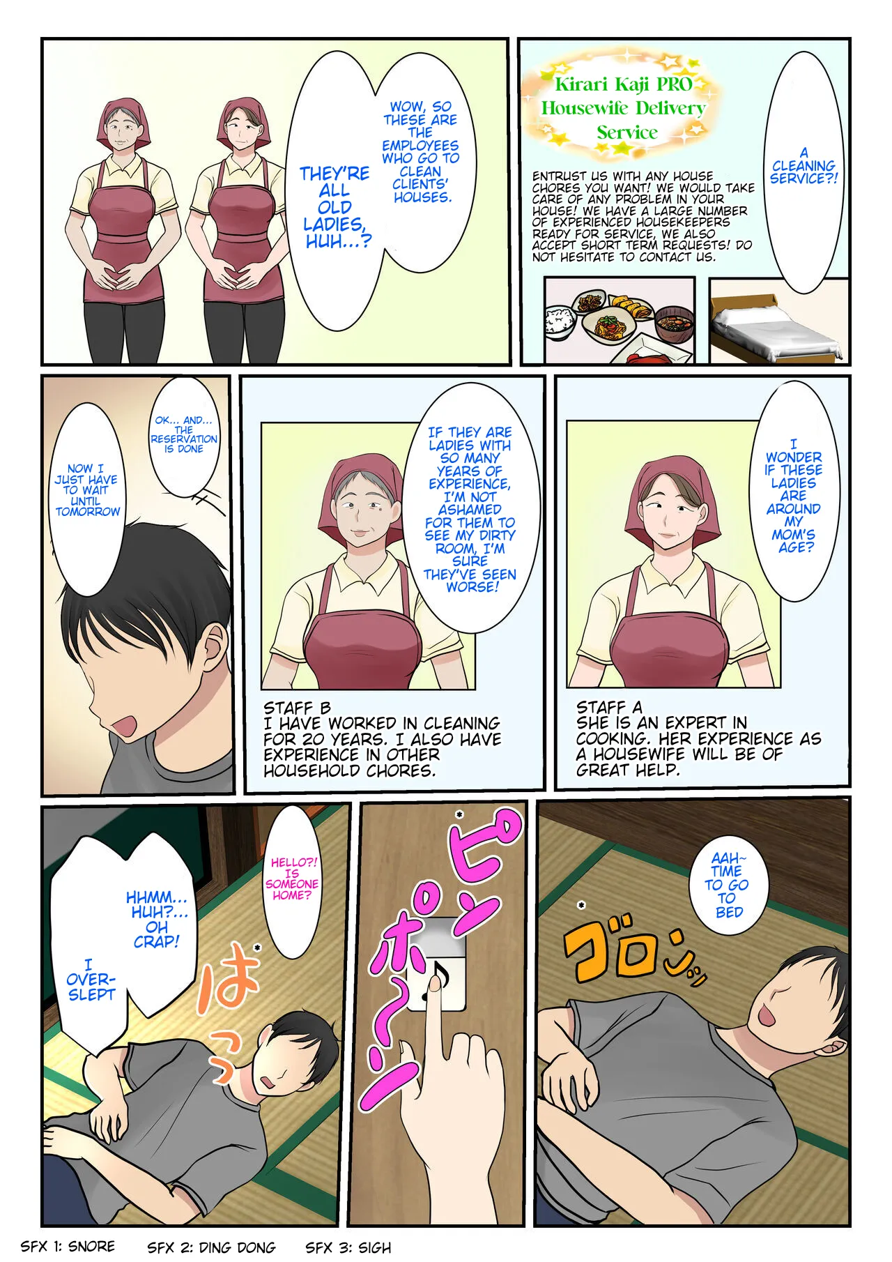 I hired a cleaning lady and she turned out to be my mother Chapter 1 - page 5