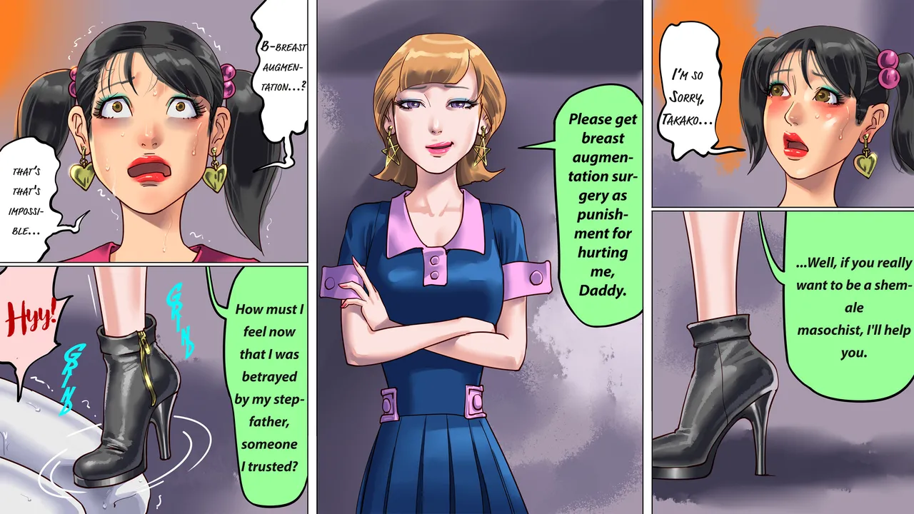 I was trapped by my wife and daughter and turned into a cross-dressing masochist 2 Chapter 1 - page 10