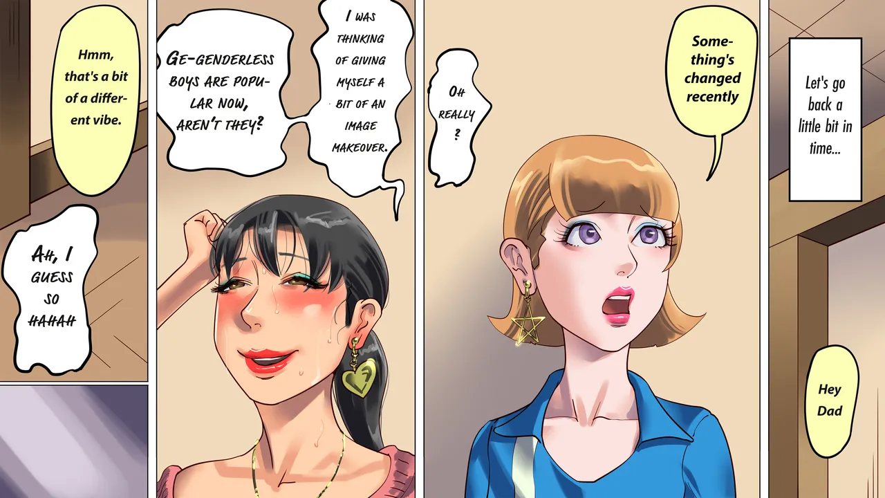 I was trapped by my wife and daughter and turned into a cross-dressing masochist 2 Chapter 1 - page 5