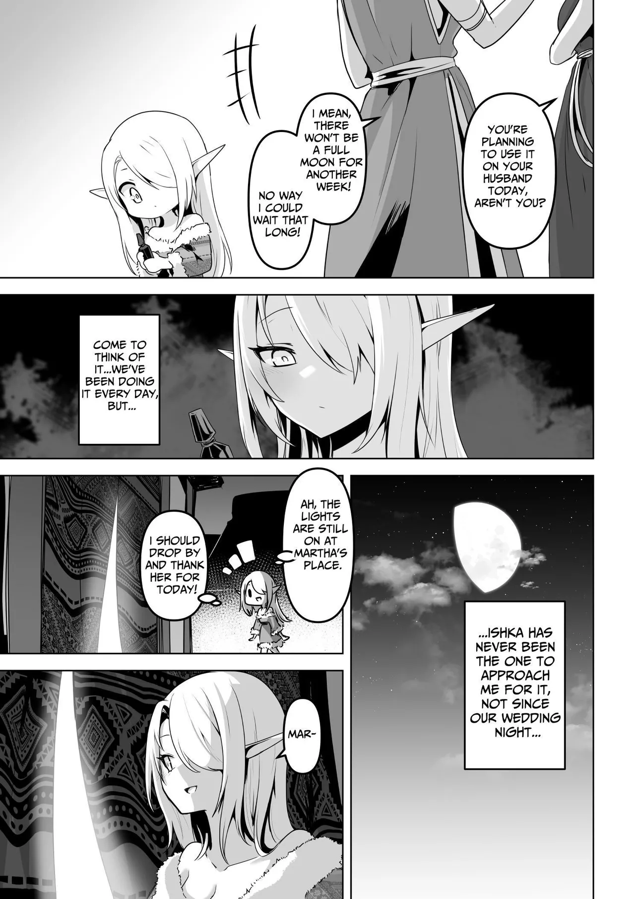 Seiyoku Tsuyo Tsuyo Elf wa Muriyari Okashite Hoshii Chapter 1 - page 9