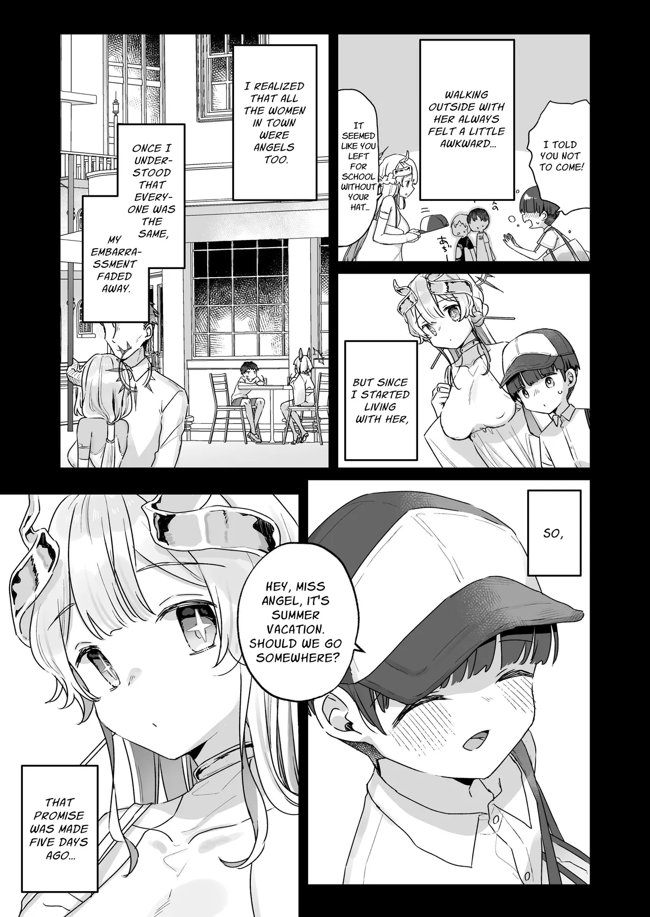 Zoku Onaho Ochishita Kikai Tenshi-sama to Boku no Natsuyasumi Chapter 1 - page 4