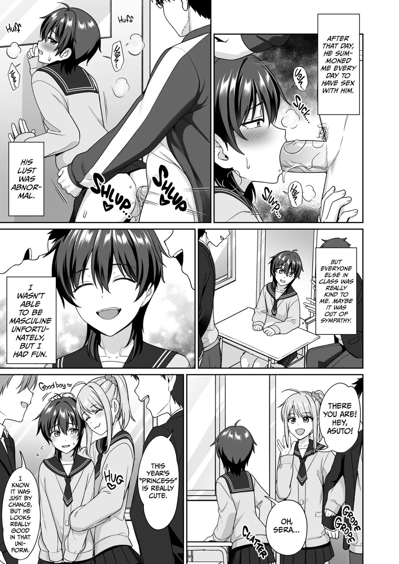 Crossdressing in a Boys School 1 Chapter 1 - page 19