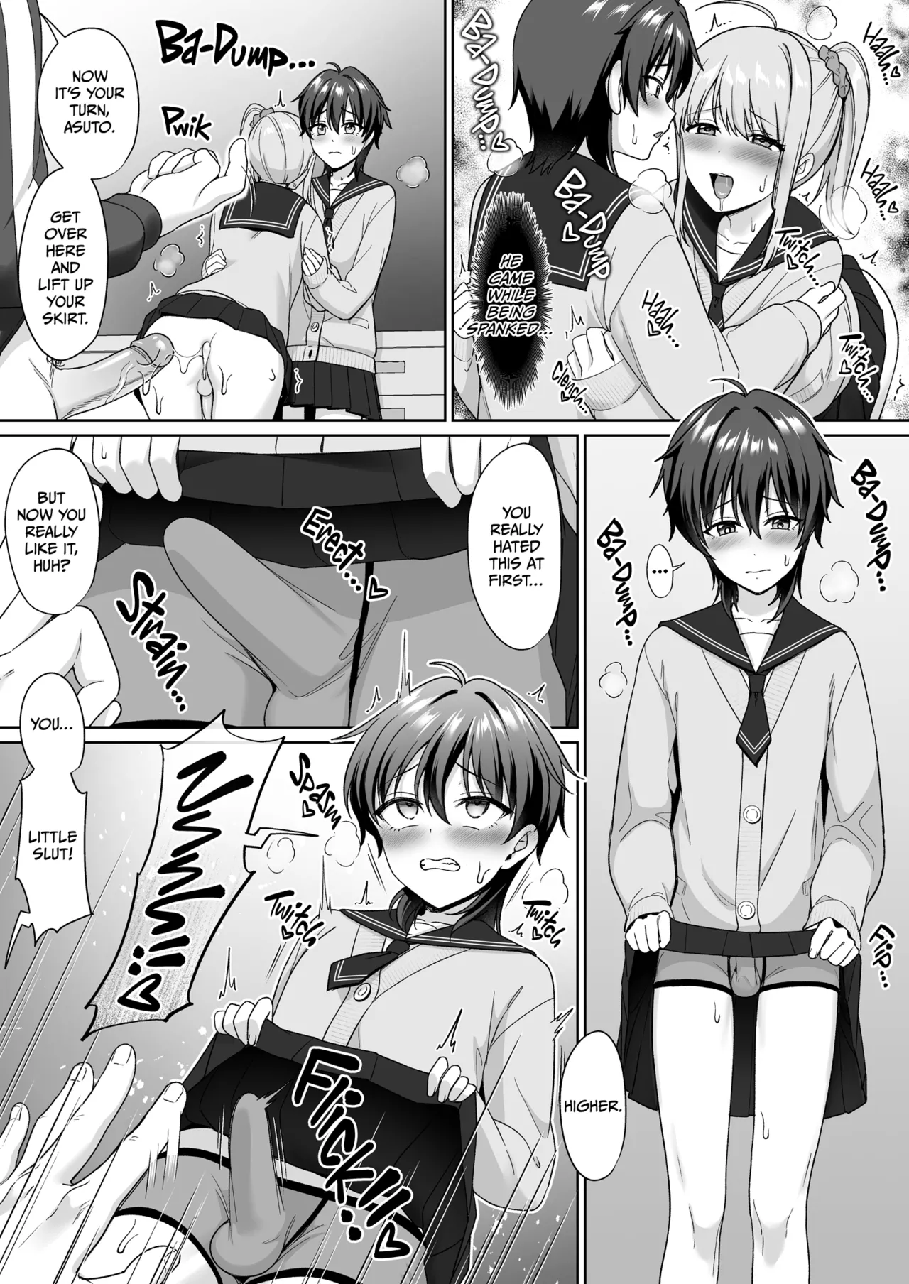 Crossdressing in a Boys School 1 Chapter 1 - page 23