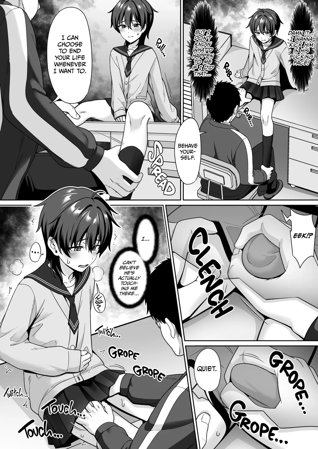 Crossdressing in a Boys School 1 Chapter 1 - page 8