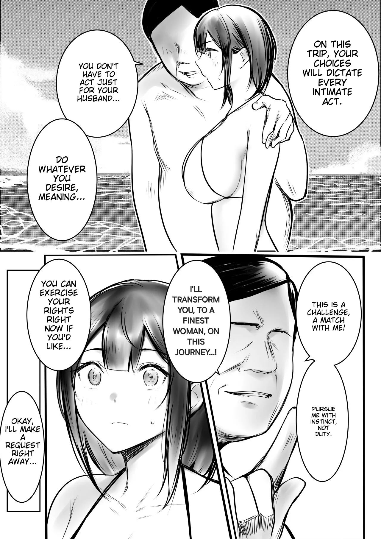 I Let My Big-Breasted High School Wife, Who Only Acts Sweet for Me, Be Embraced by Another Man 10 Chapter 1 - page 16