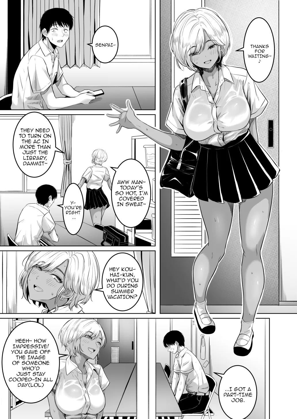 Senpai no Muwaa o Boku wa Mitai Chapter 1 - page 2