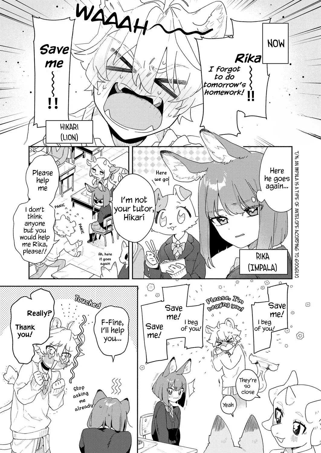 Kimi no Koe de Boku o Tokashite ~ Lion-kun no Binkan na Omimi Chapter 1 - page 4