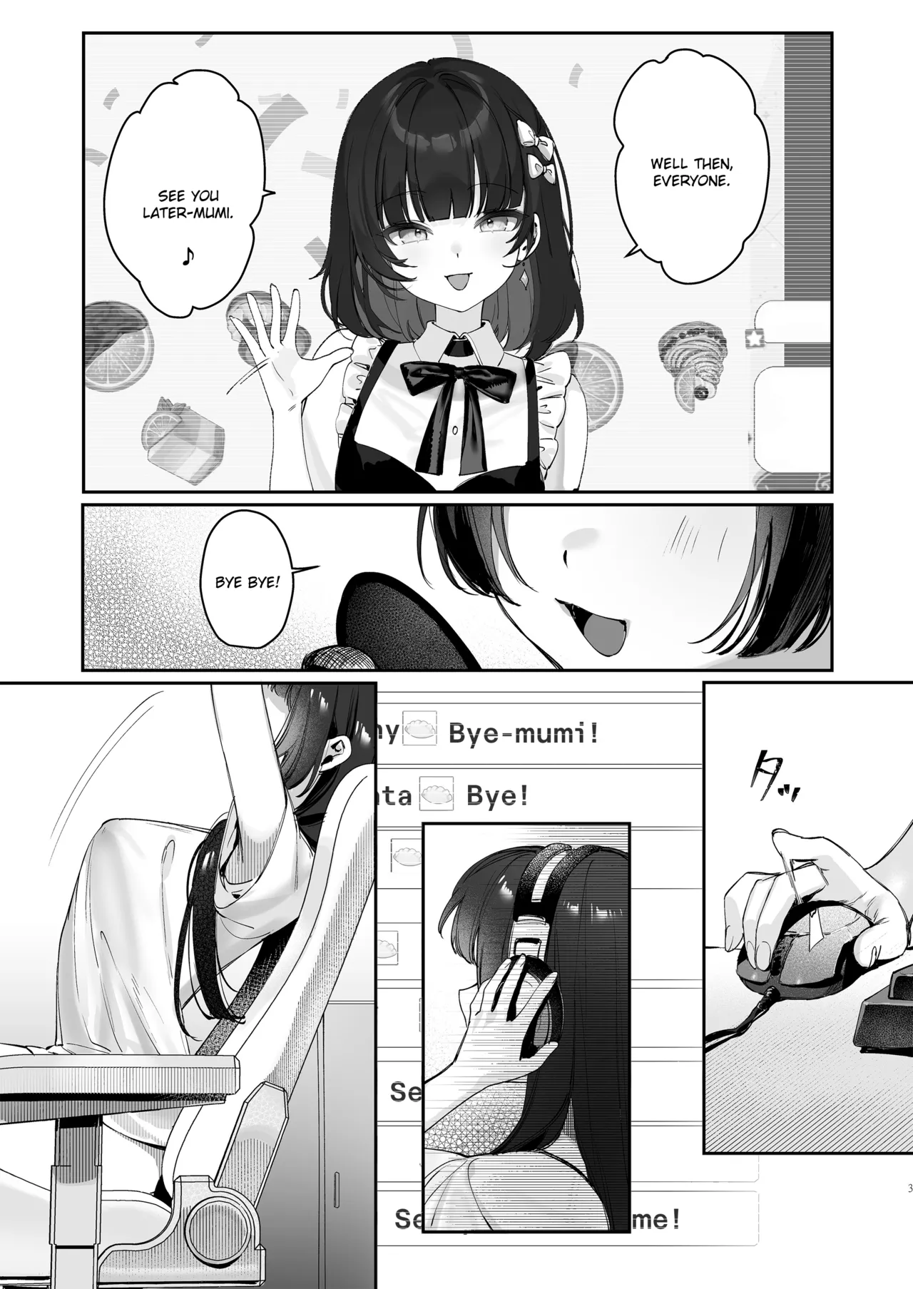 Vtuber na Kanojo, Zecchou Ecchi Nama Haishin Chapter 1 - page 3