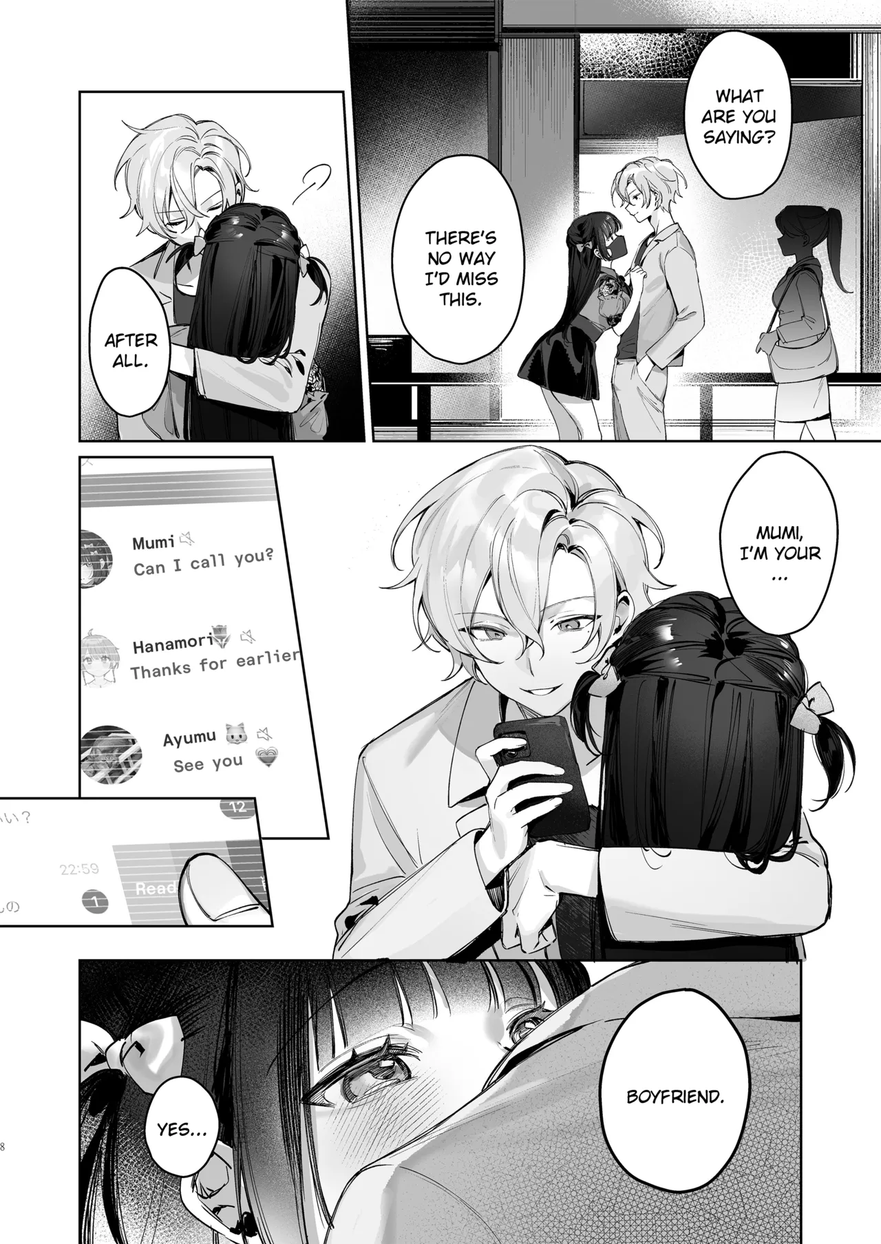 Vtuber na Kanojo, Zecchou Ecchi Nama Haishin Chapter 1 - page 8