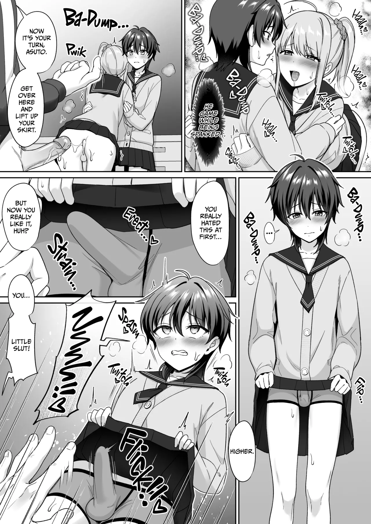 Crossdressing in a Boys School 1 Chapter 1 - page 22