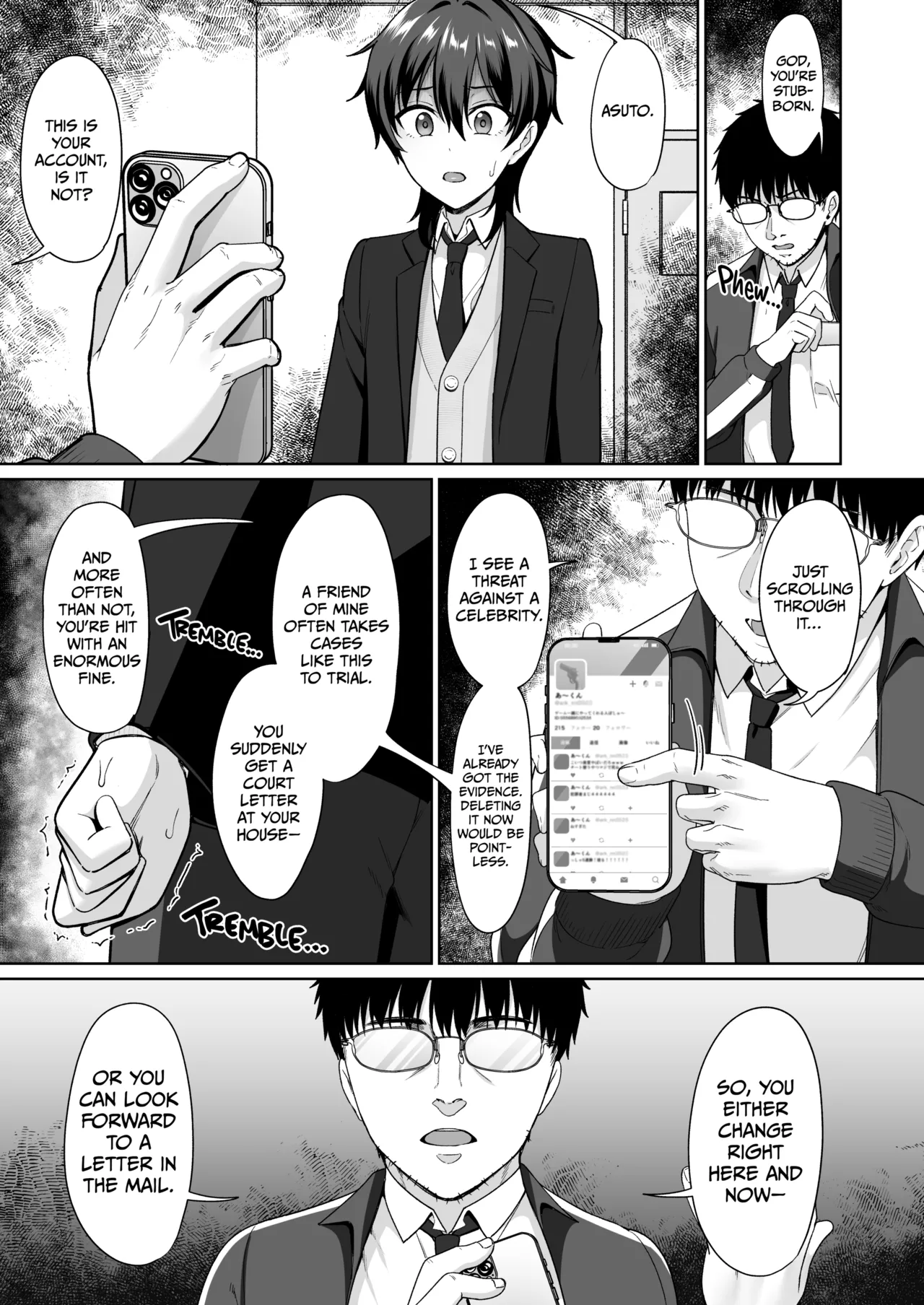 Crossdressing in a Boys School 1 Chapter 1 - page 4