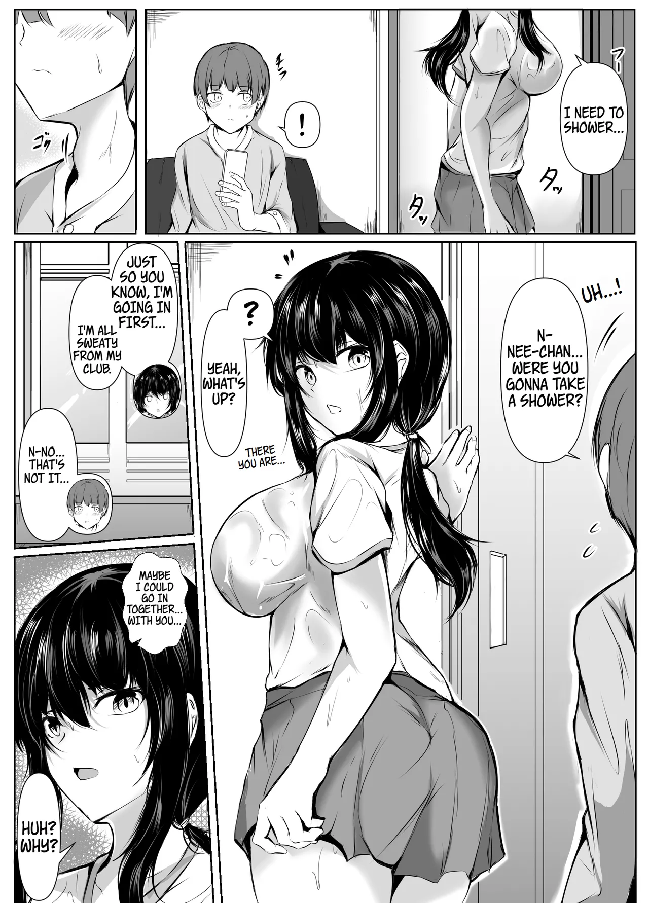 Dosakusanimagirete Oshi ni Yowai Ane to o Furo Haitta Kekka Chapter 1 - page 3