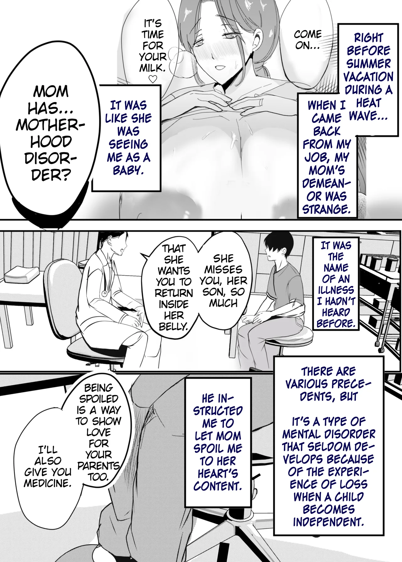 Bonyuu Kaa-san no Naka ni Modoritai 2 Chuuhen Chapter 1 - page 7