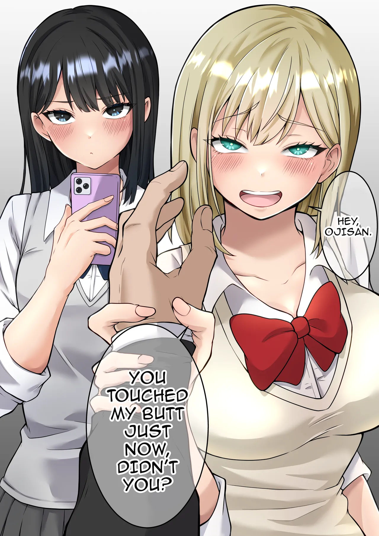 Isekai Kaeri no Chuunen Oyaji ga Gal JK-tachi ni Chikan Enzai o Fukkakerareta node Saimin Mahou de Shikaeshi suru Hanashi Zenpen Chapter 1 - page 2