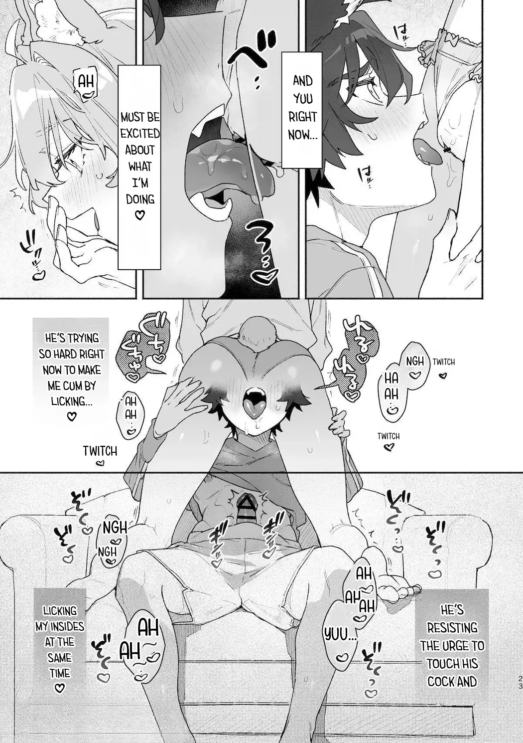 ♂ ga uke. Usagi-chan × ōkami-kun 2 Chapter 1 - page 25