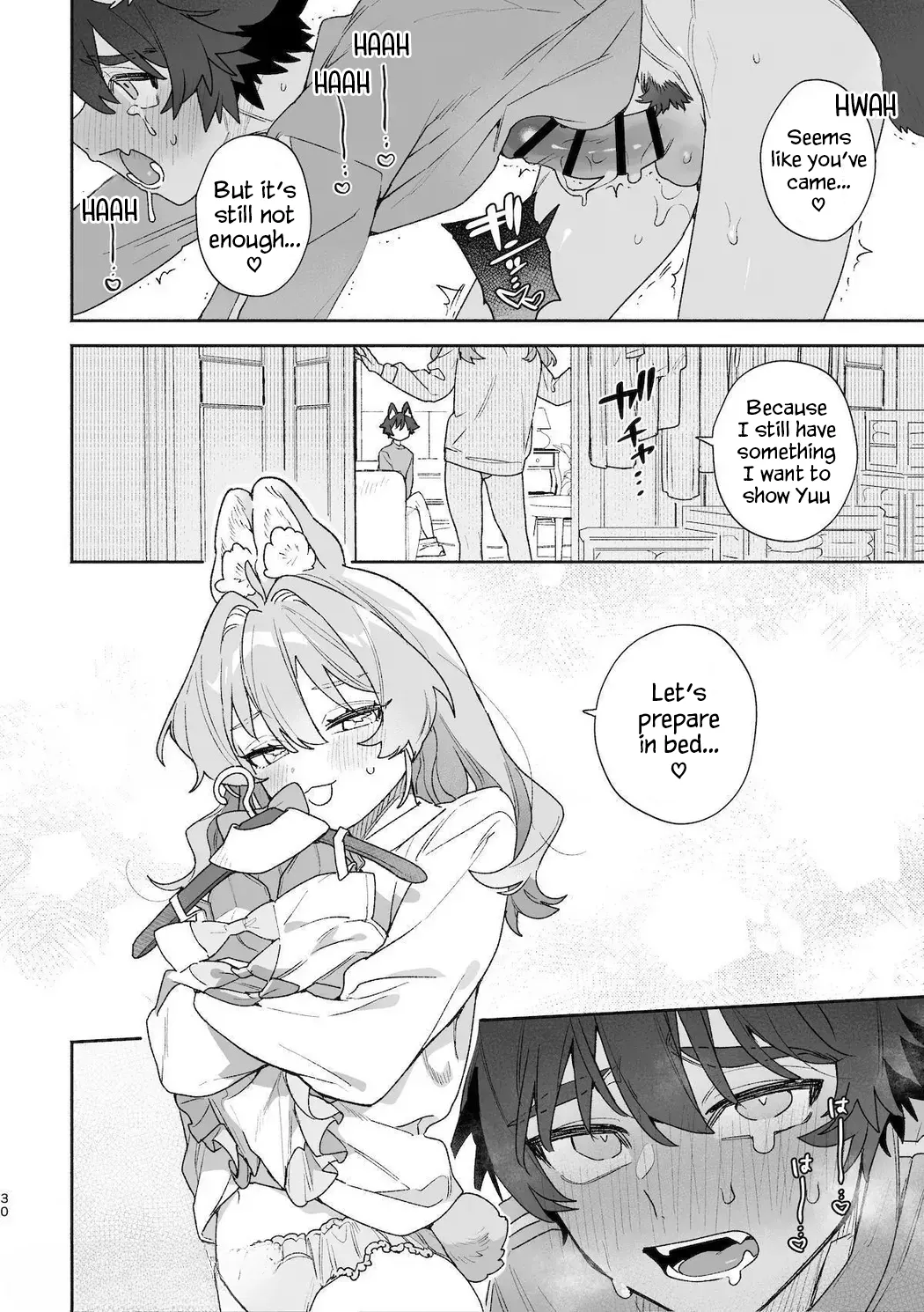 ♂ ga uke. Usagi-chan × ōkami-kun 2 Chapter 1 - page 32