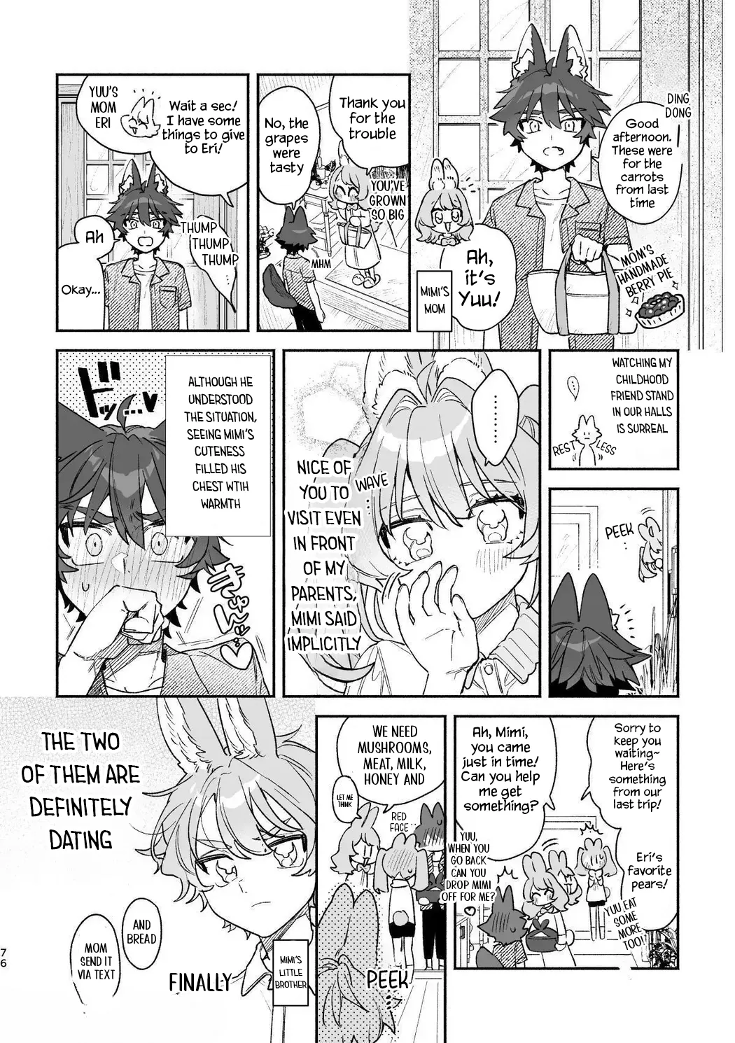 ♂ ga uke. Usagi-chan × ōkami-kun 2 Chapter 1 - page 78