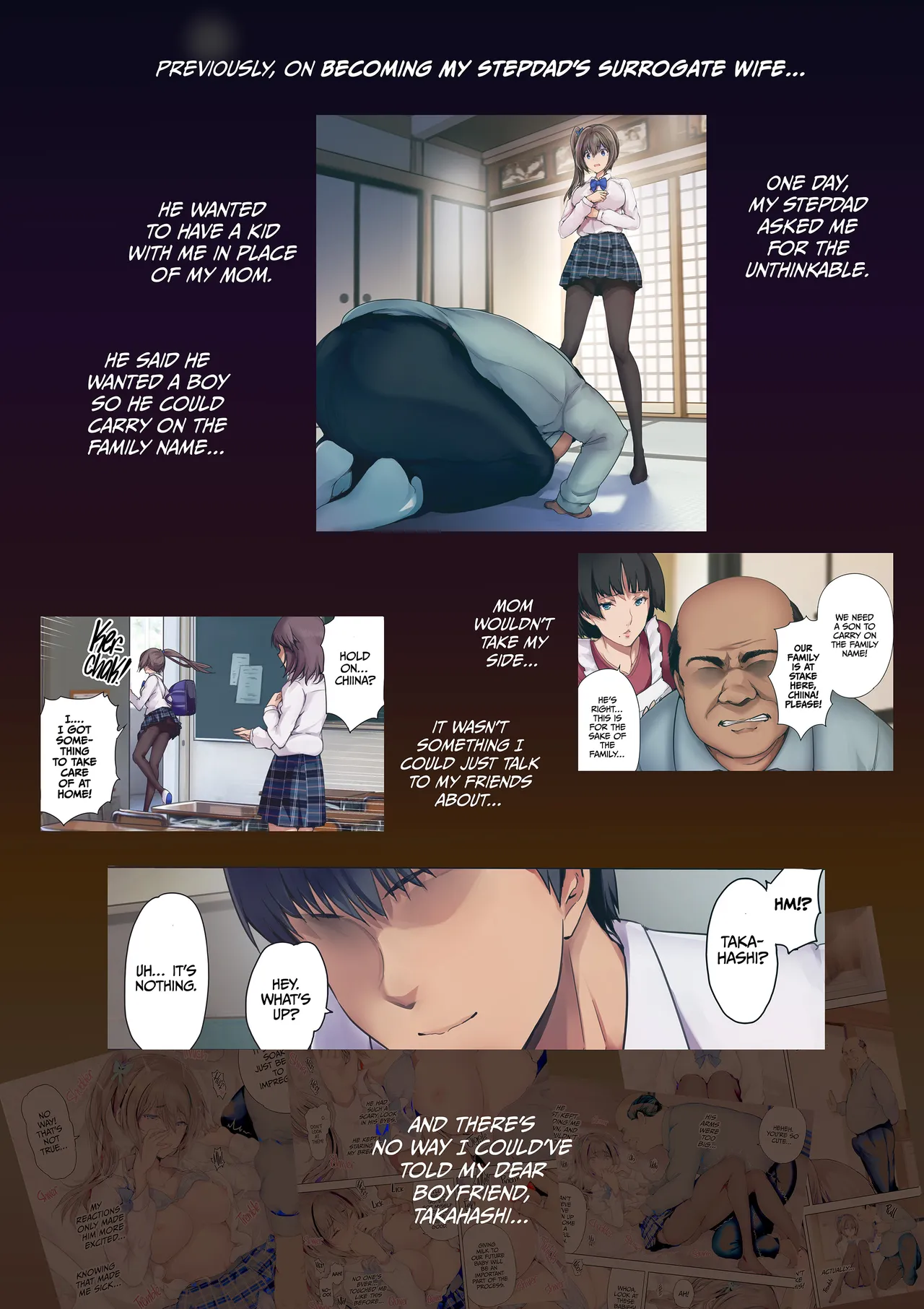 Houkago Dairizuma 2 Boku no Kanojo wa Chichioya ni Tanetsuke Sarete Iru Chapter 1 - page 5