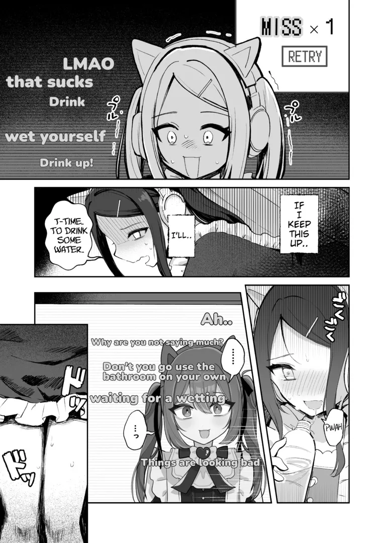 There's no way I'd wet myself on an oshigama stream !! Chapter 1 - page 9