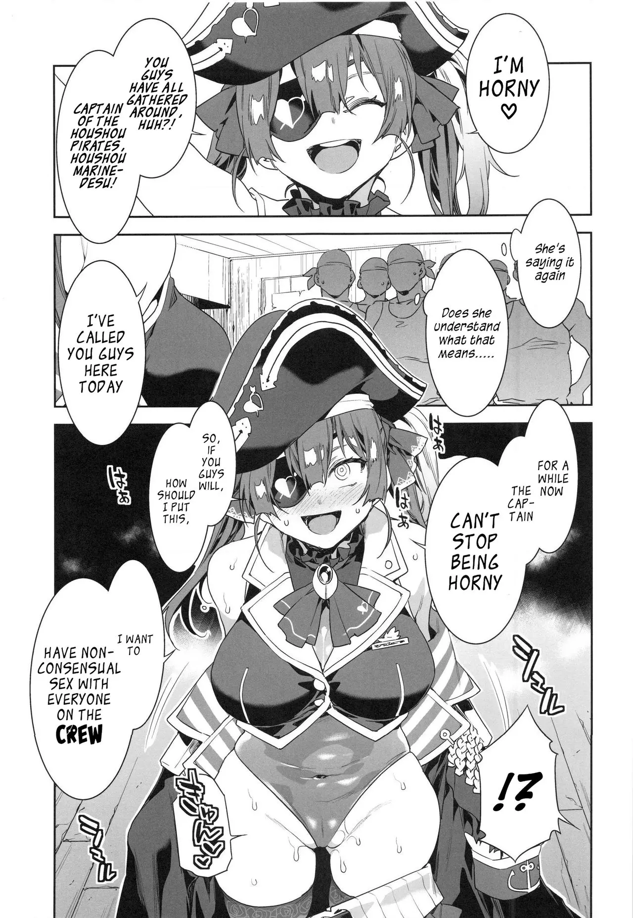Marine Senchou wa Hi Goui no Ue De Wakarasaretai Chapter 1 - page 6