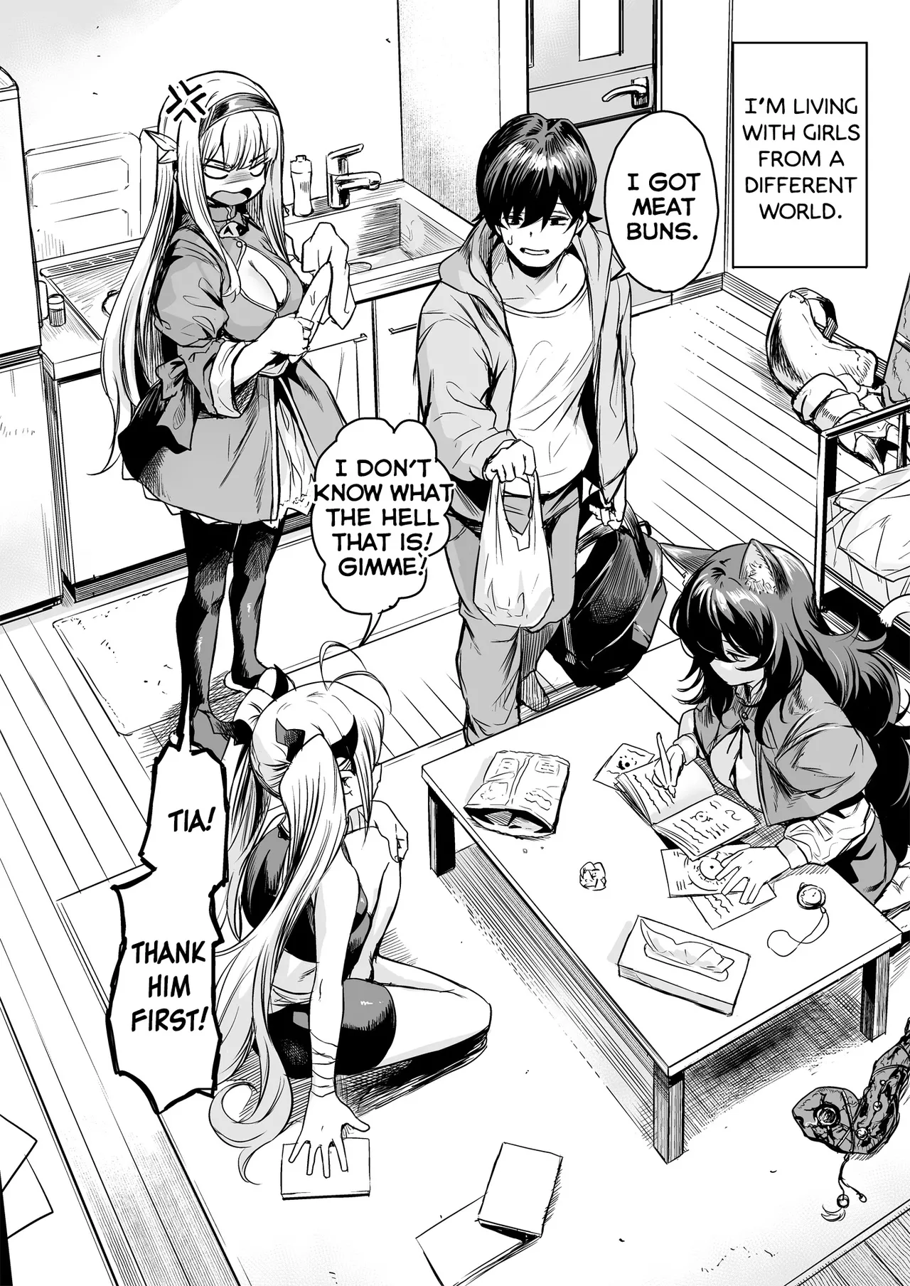 Isekai kara Kimashita Chapter 1 - page 4