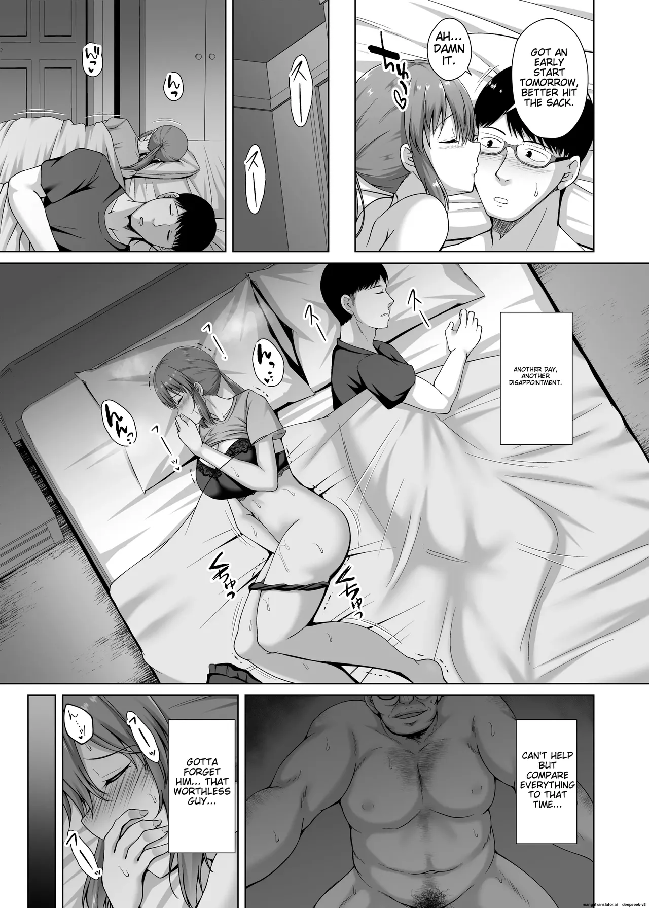 Choukyou Zumi Hitozuma OL wa Joushi ni Dakare Futatabi Ochiru Chapter 1 - page 4