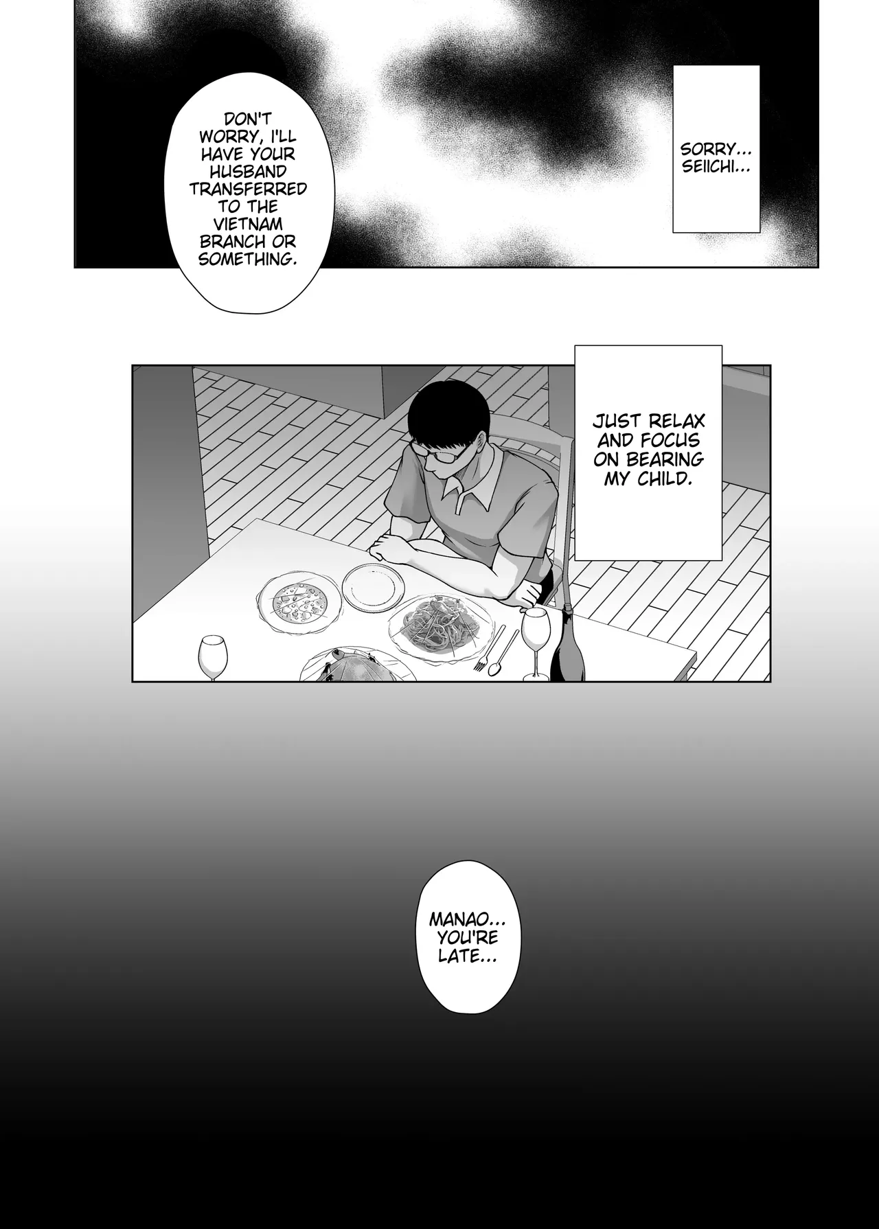 Choukyou Zumi Hitozuma OL wa Joushi ni Dakare Futatabi Ochiru Chapter 1 - page 40