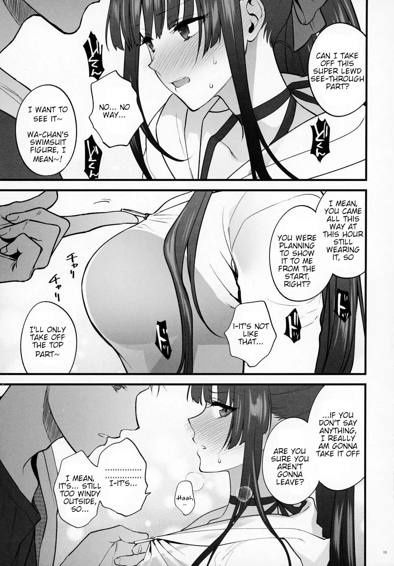 Mizugi Mise ni Kita Dakedashi!! - I just wanted to show you my swimsuit, nothing else was intended.] Chapter 1 - page 14