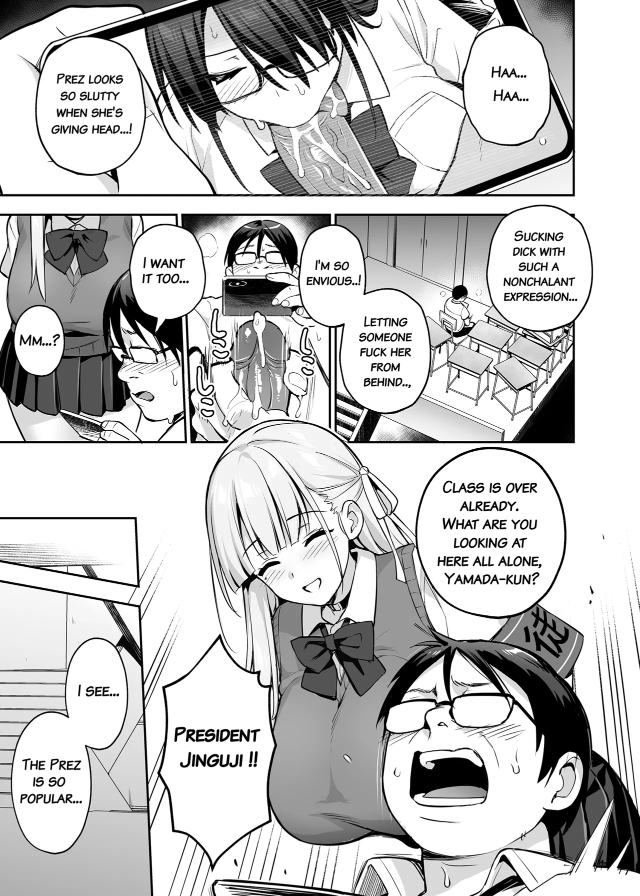 Akogare no Seitokaichou ga Kyonyuu Sugiru Ken 2 12 Chapter 1 - page 1